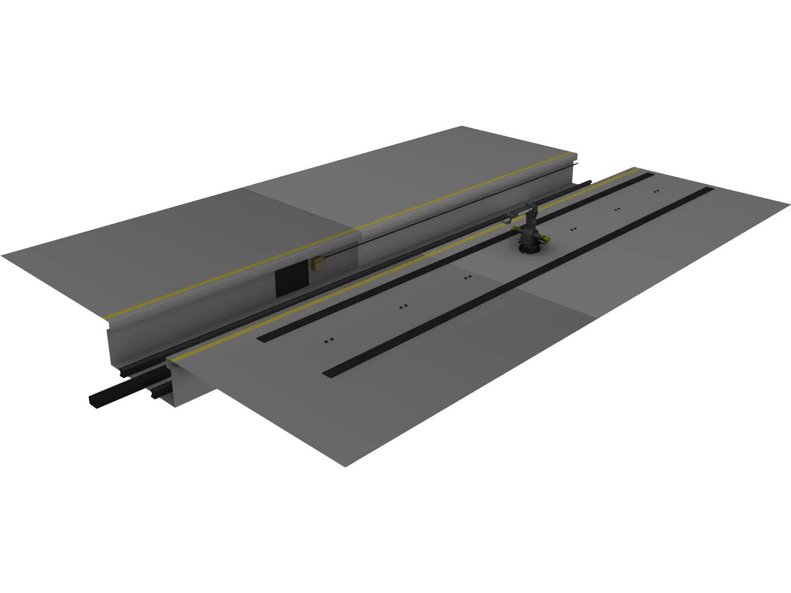 XB687 Industrial Welding Robot 3D Model main preview