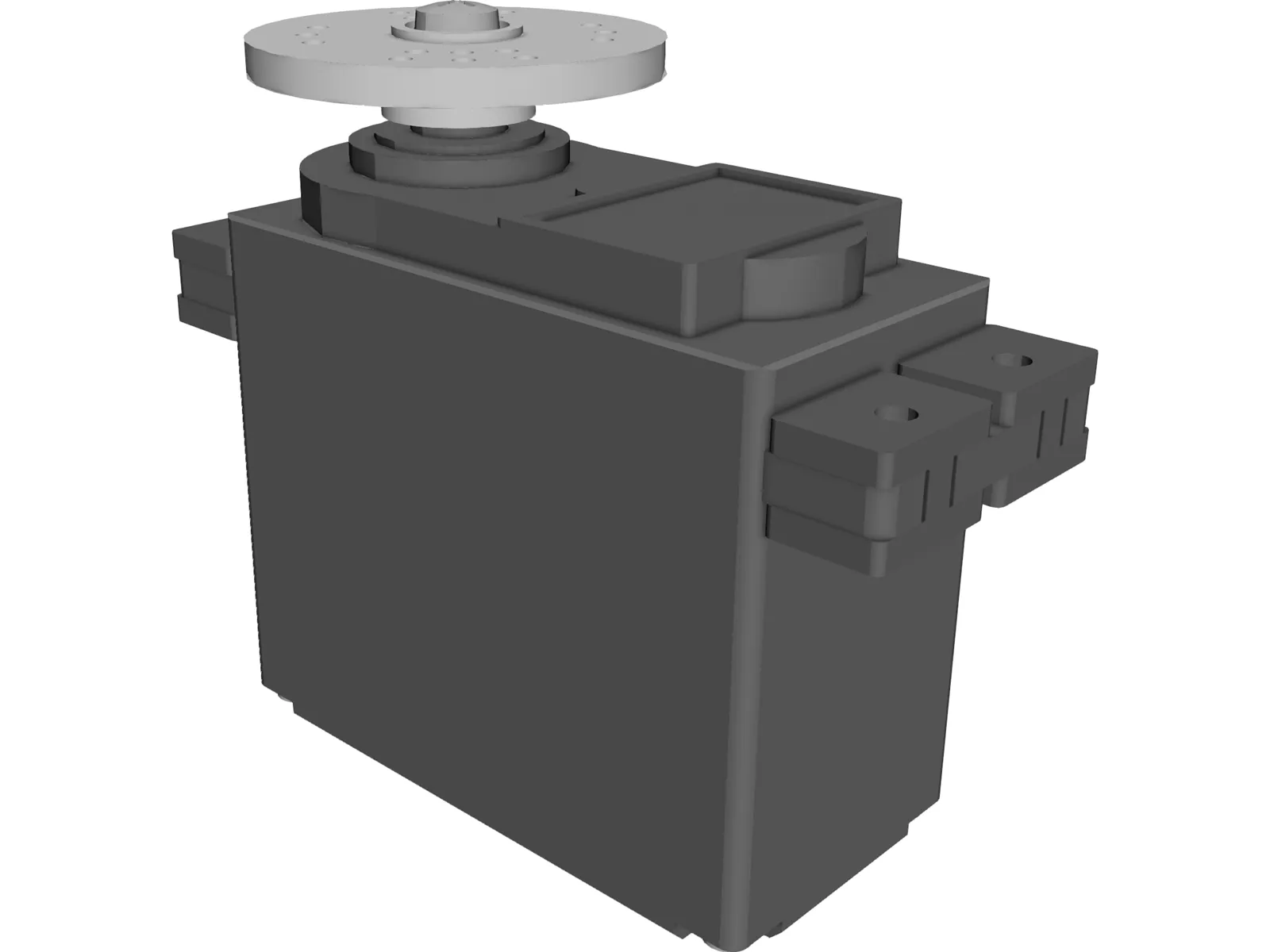 Hitec HS-322HD Servo 3D Model main preview