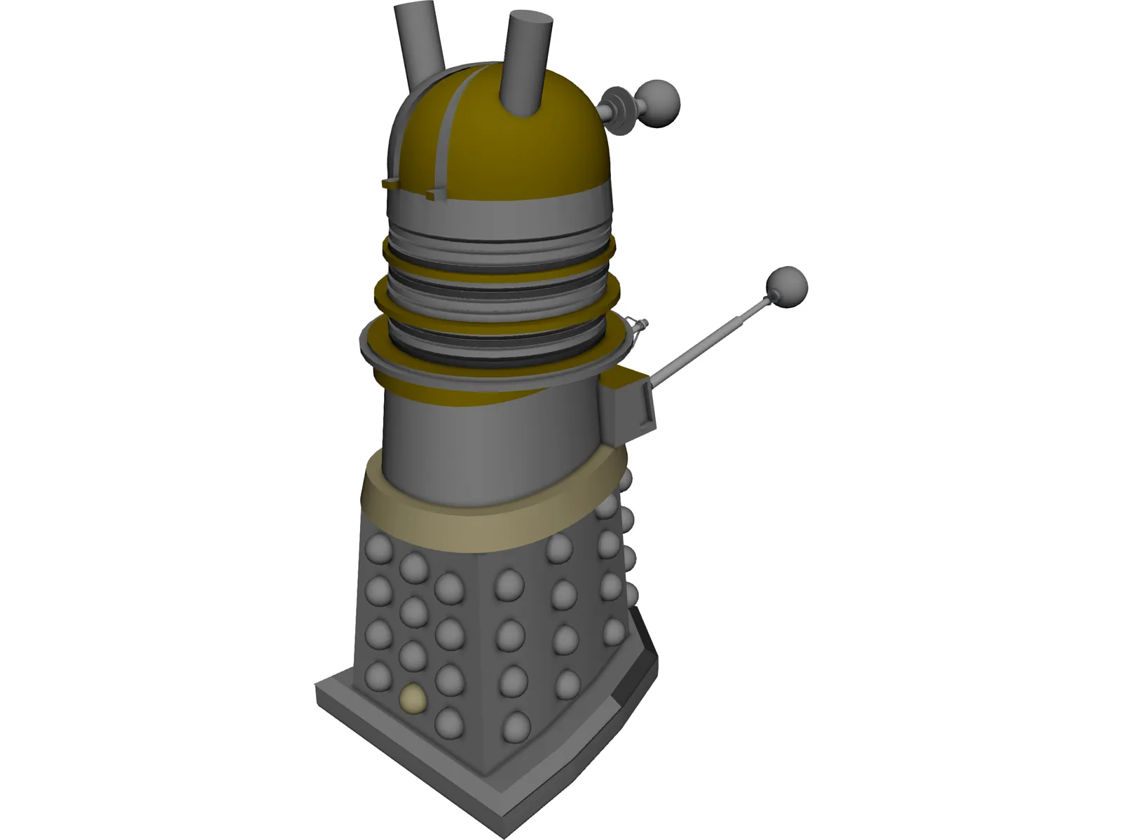 Dalek 3D Model main preview