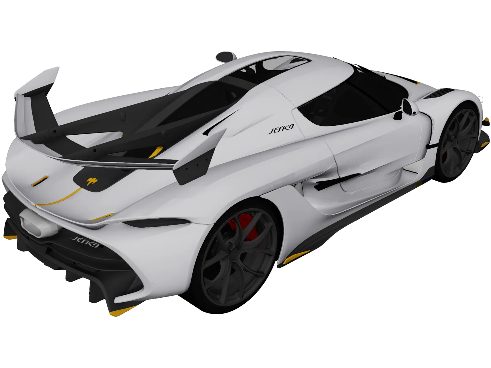 Koenigsegg Jesko (2021) 3D Model main preview