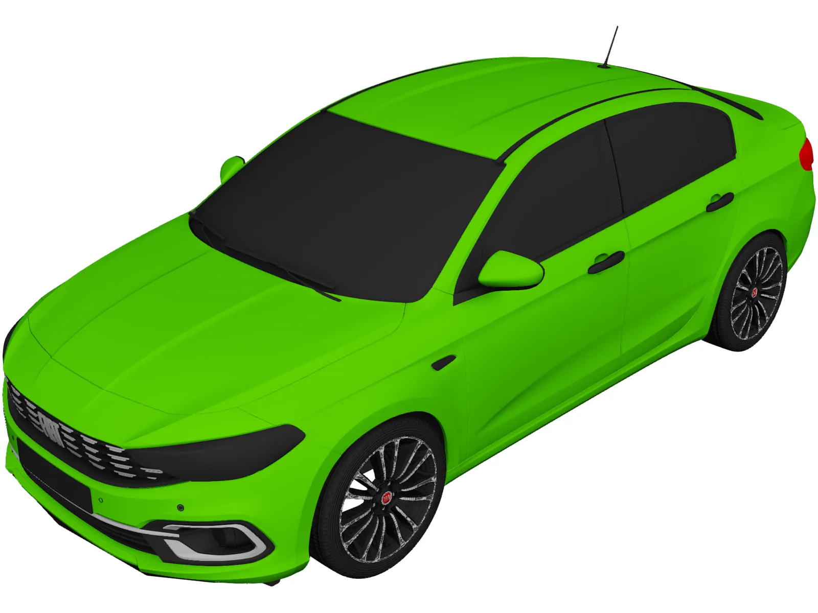 Fiat Tipo Sedan 3D Model main preview