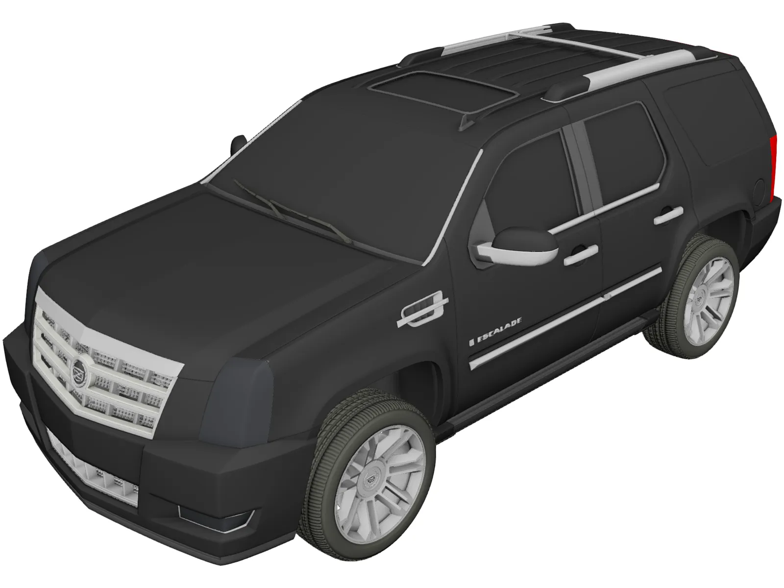 Cadillac Escalade Platinum (2012) 3D Model main preview