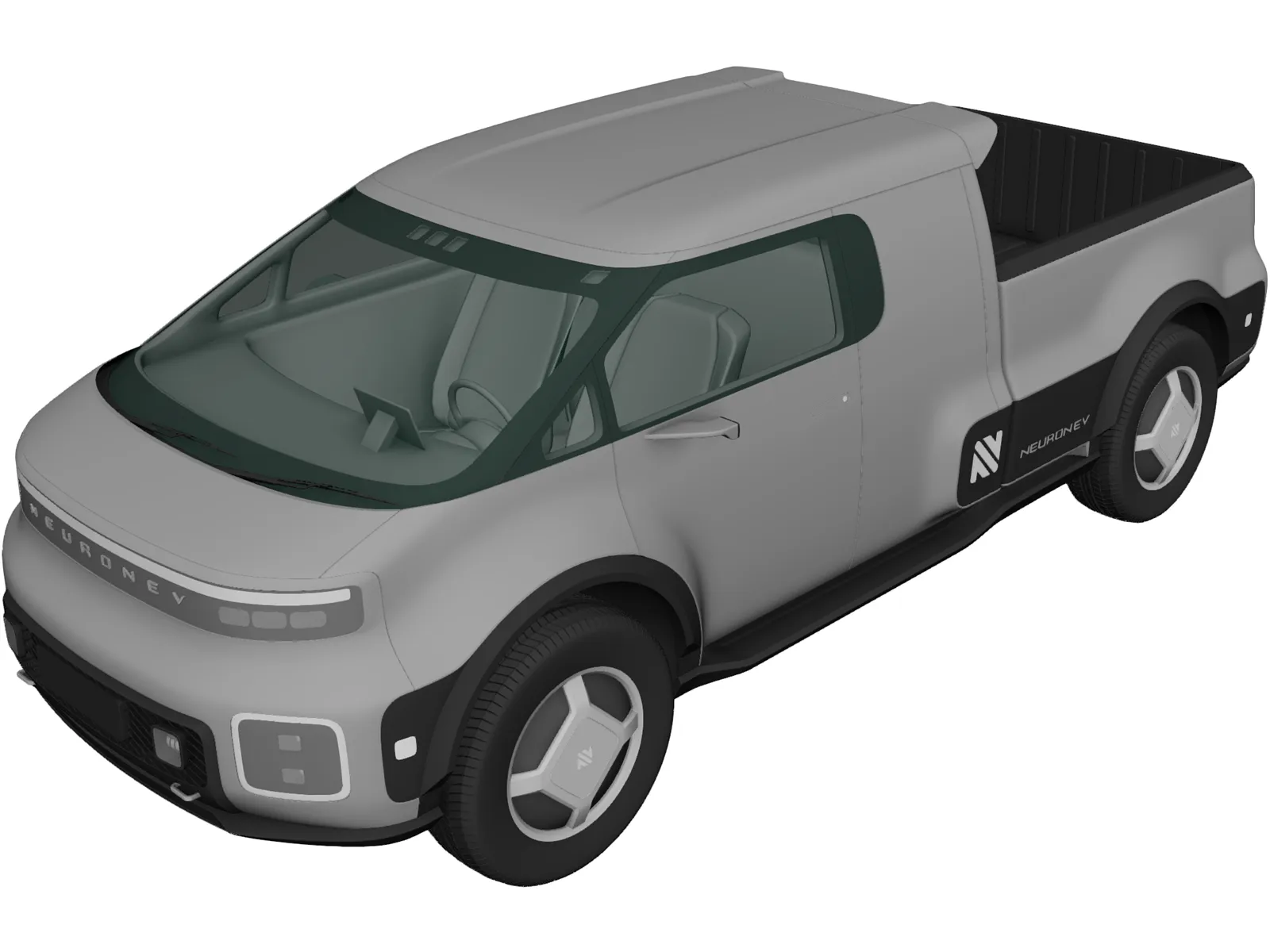 Neuron-EV T-One Concept (2019) 3D Model main preview