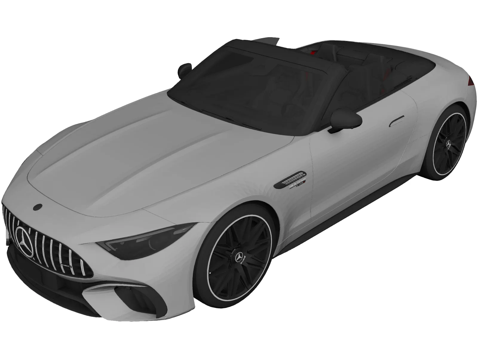 Mercedes-AMG SL63 (2022) 3D Model main preview