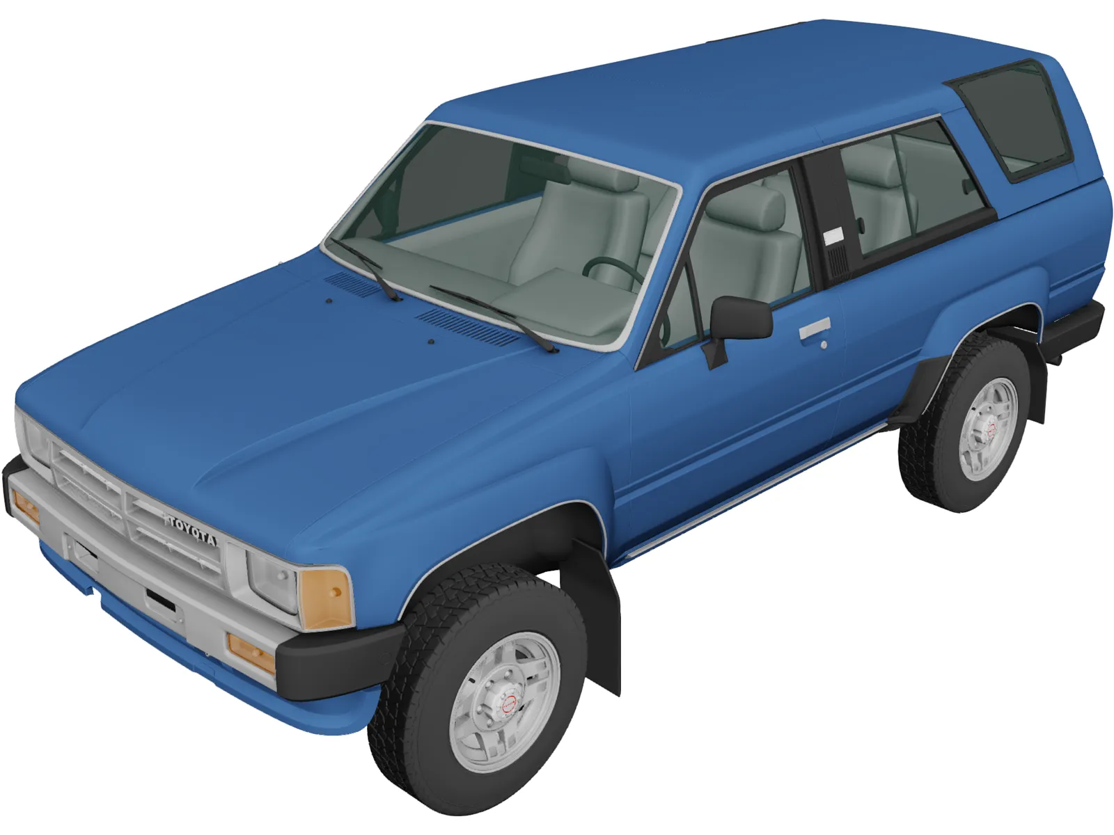 Toyota 4Runner (1986) 3D Model main preview