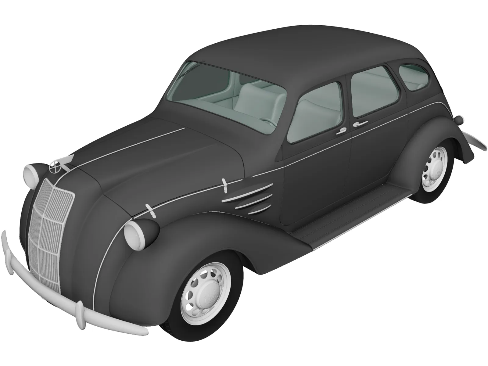 Toyota AA (1940) 3D Model main preview