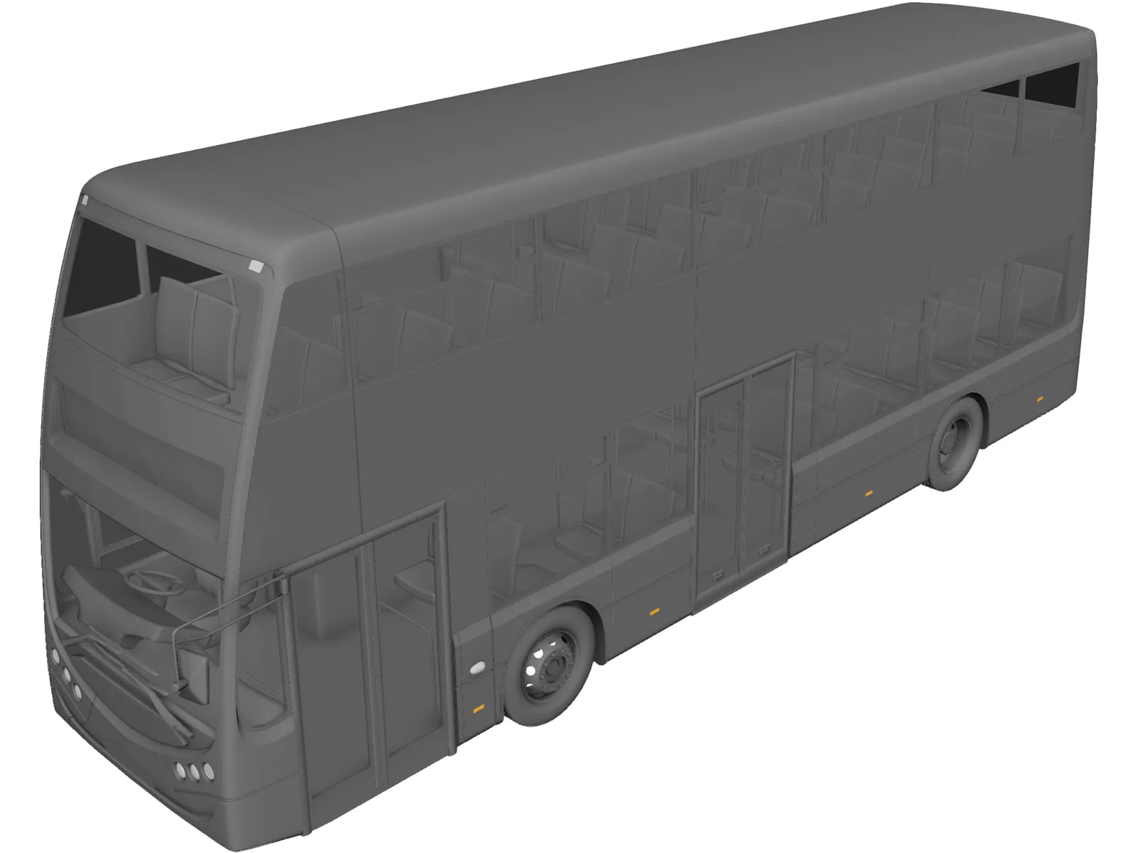 Optare MetroDecker (2014) 3D Model main preview