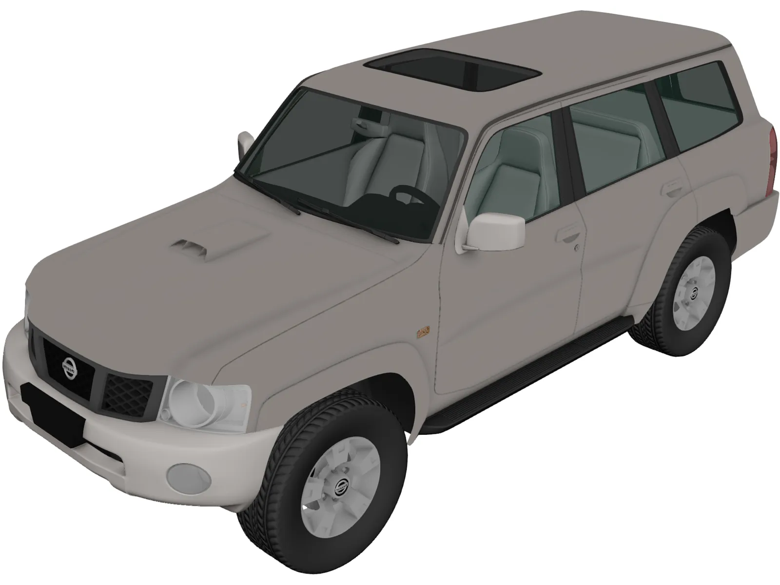Nissan Patrol (2004) 3D Model main preview