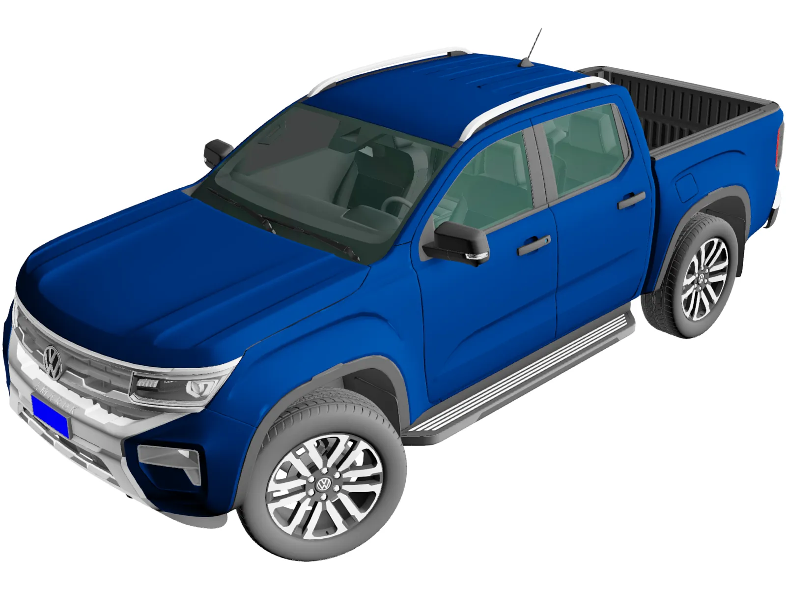 Volkswagen Amarok (2024) 3D Model main preview