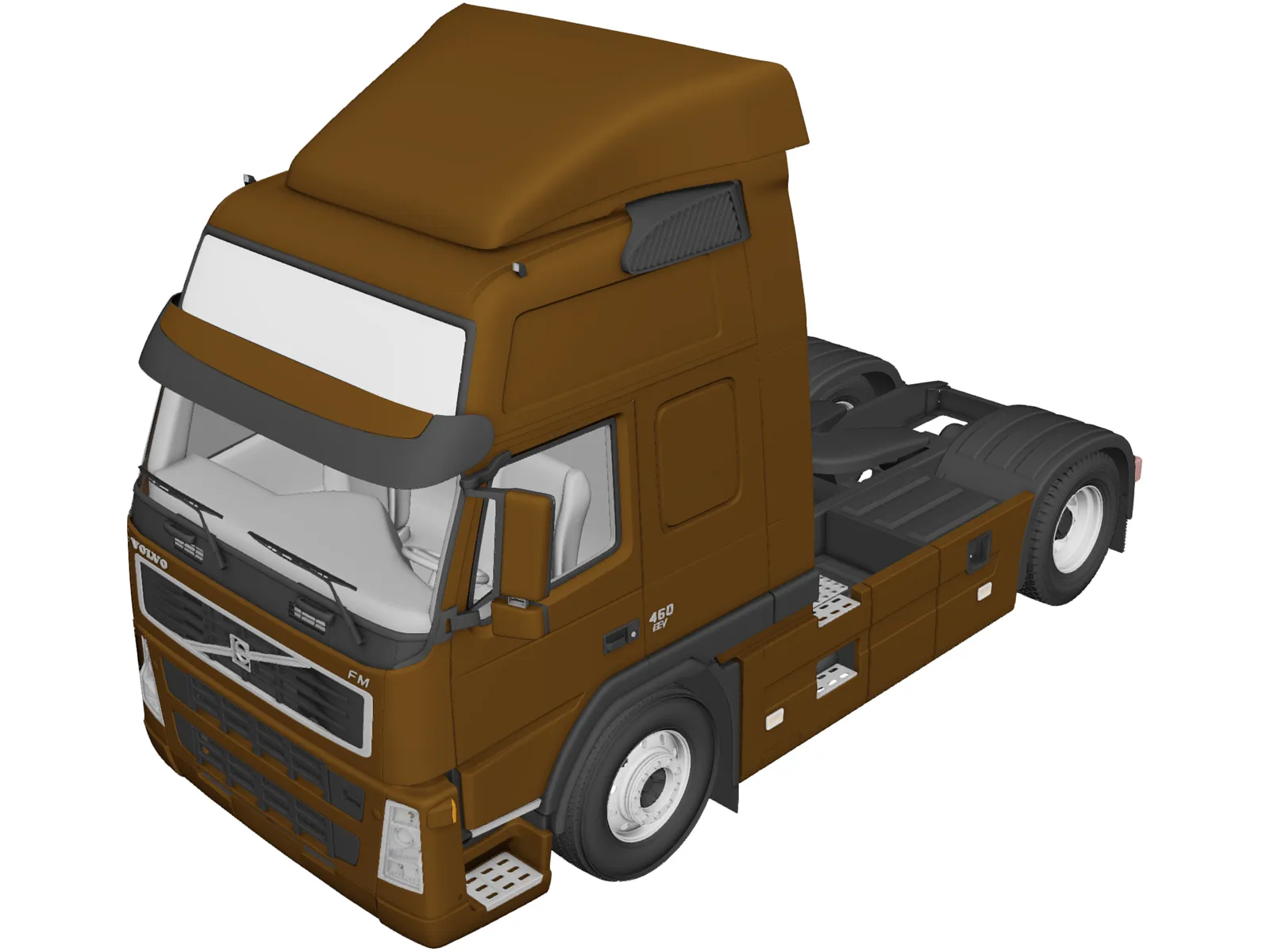 Volvo FM 4x2 (2010) 3D Model main preview