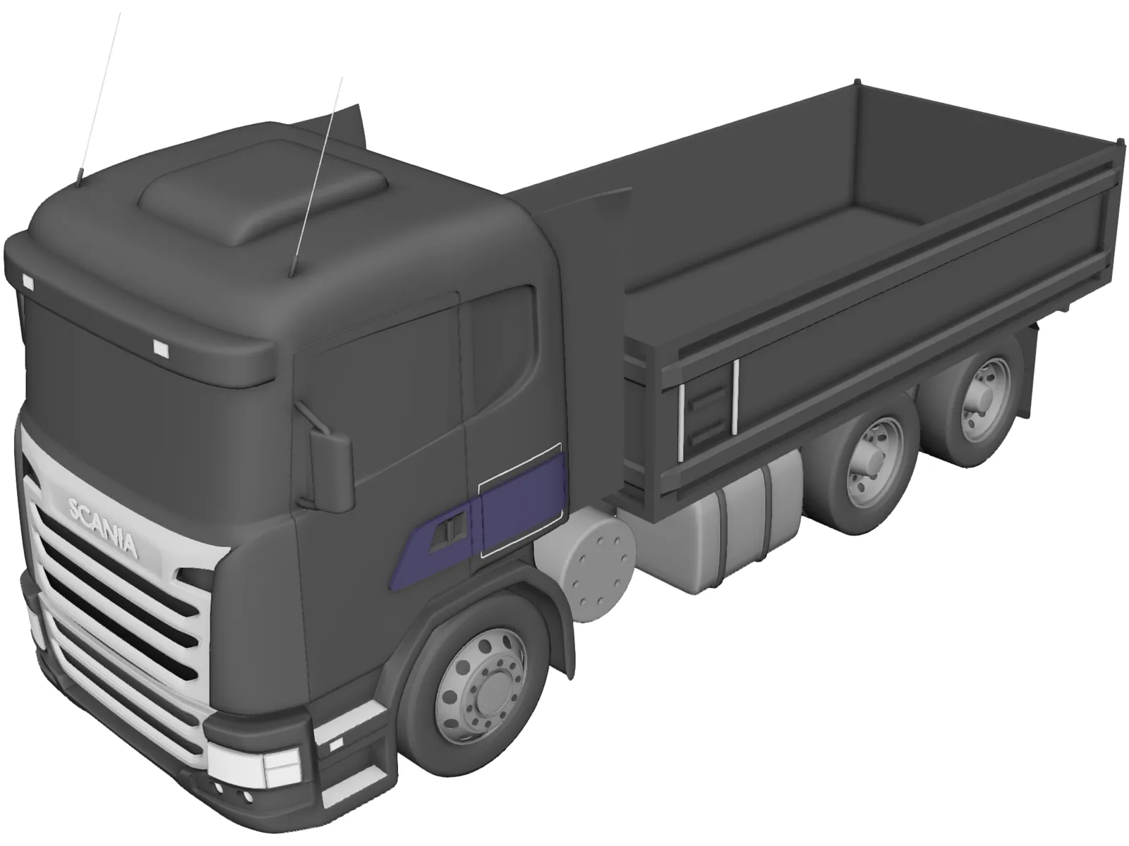 Scania G380 3D Model main preview