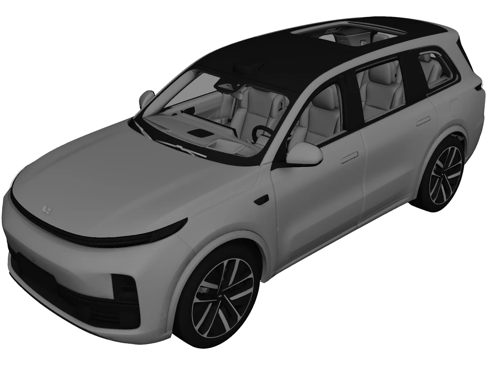 LiXiang L9 3D Model main preview