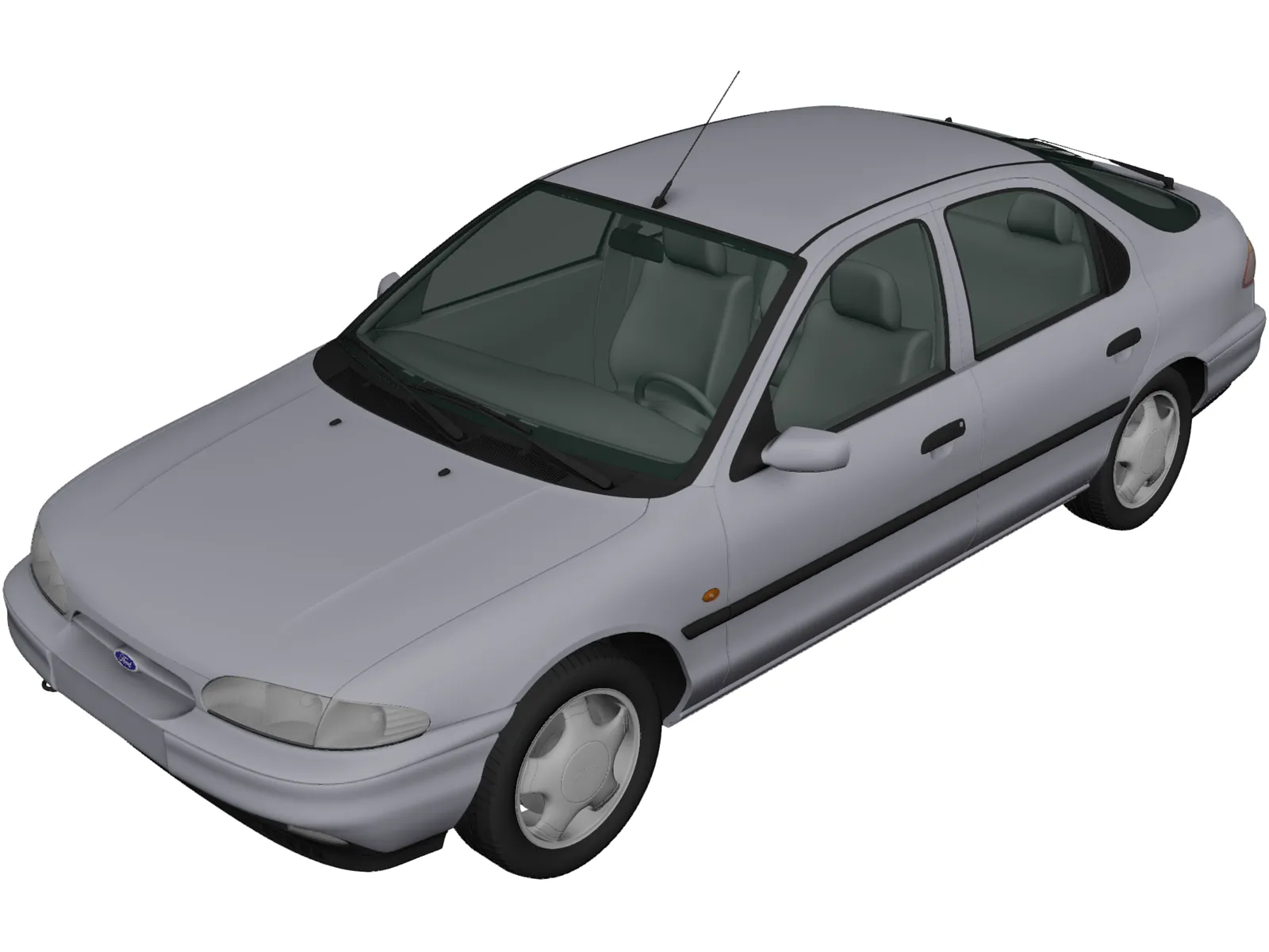 Ford Mondeo Hatchback (1993) 3D Model main preview