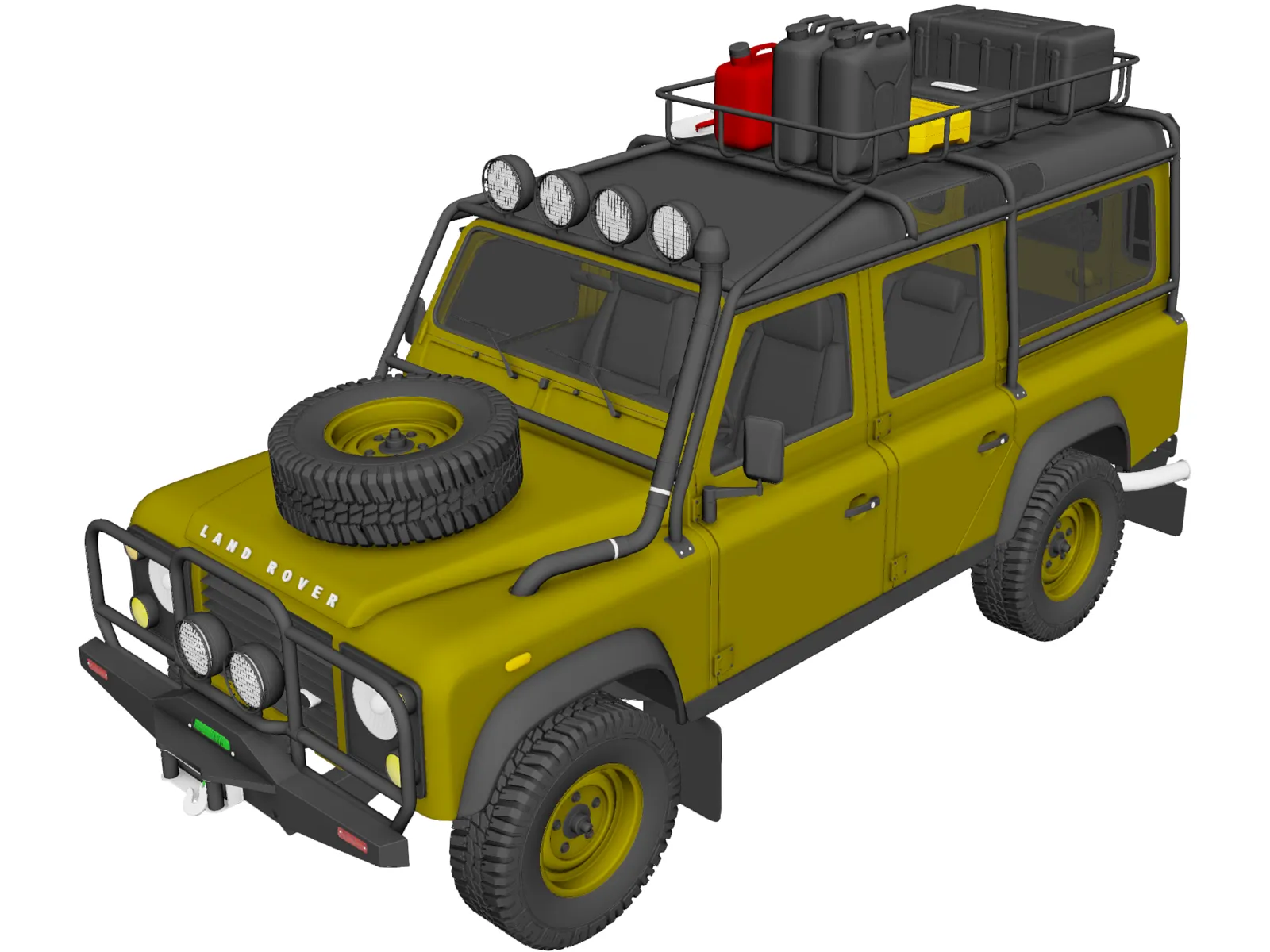 Land Rover Expedition (2012) 3D Model main preview