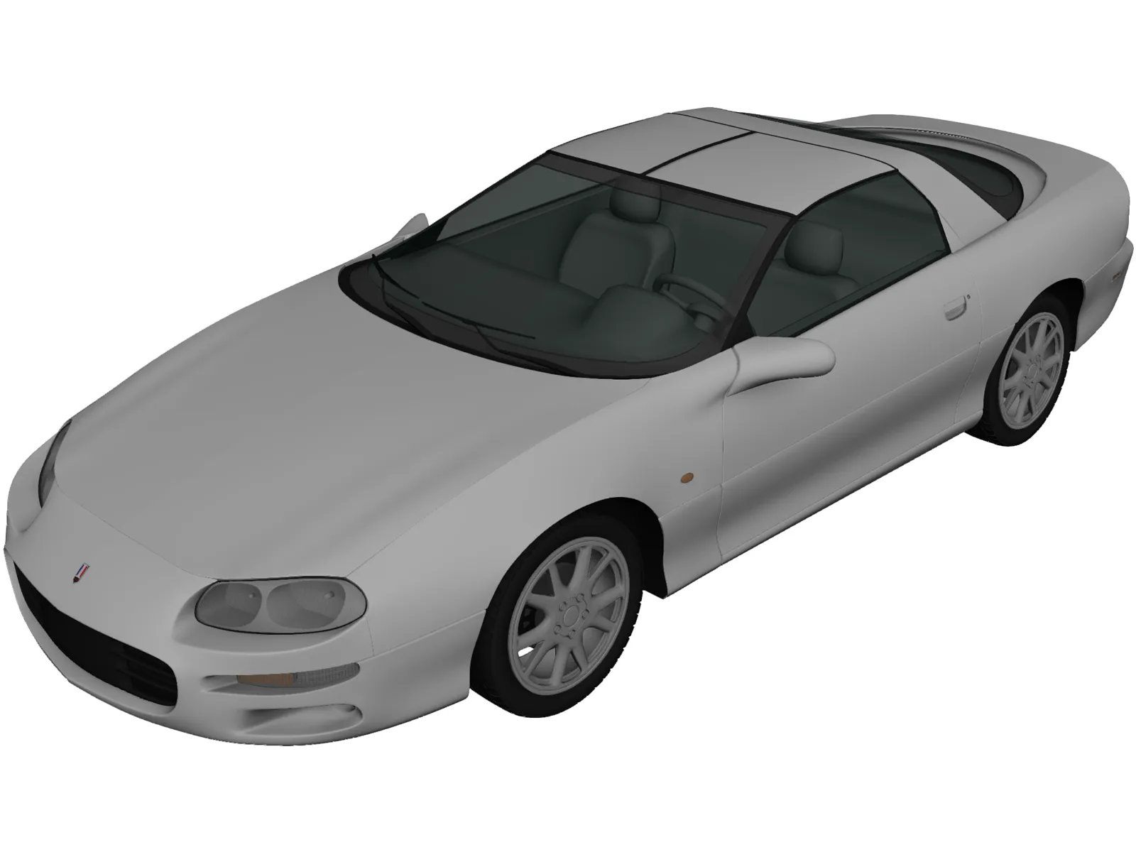 Chevrolet Camaro Coupe (2000) 3D Model main preview