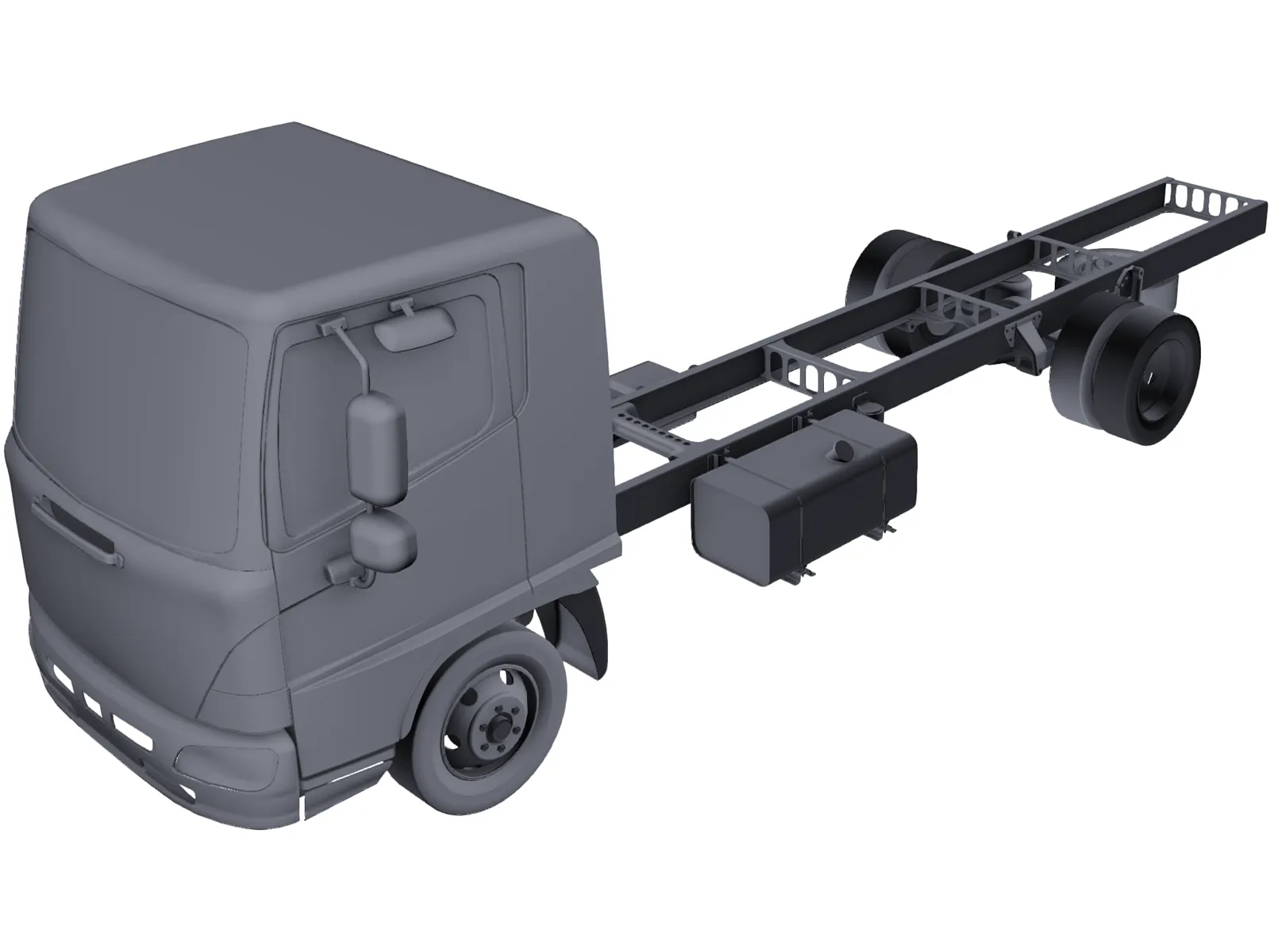 Hino 500 3D Model main preview