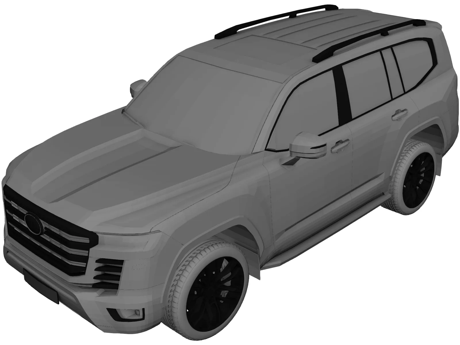 Toyota Land Cruiser 300 (2022) 3D Model main preview
