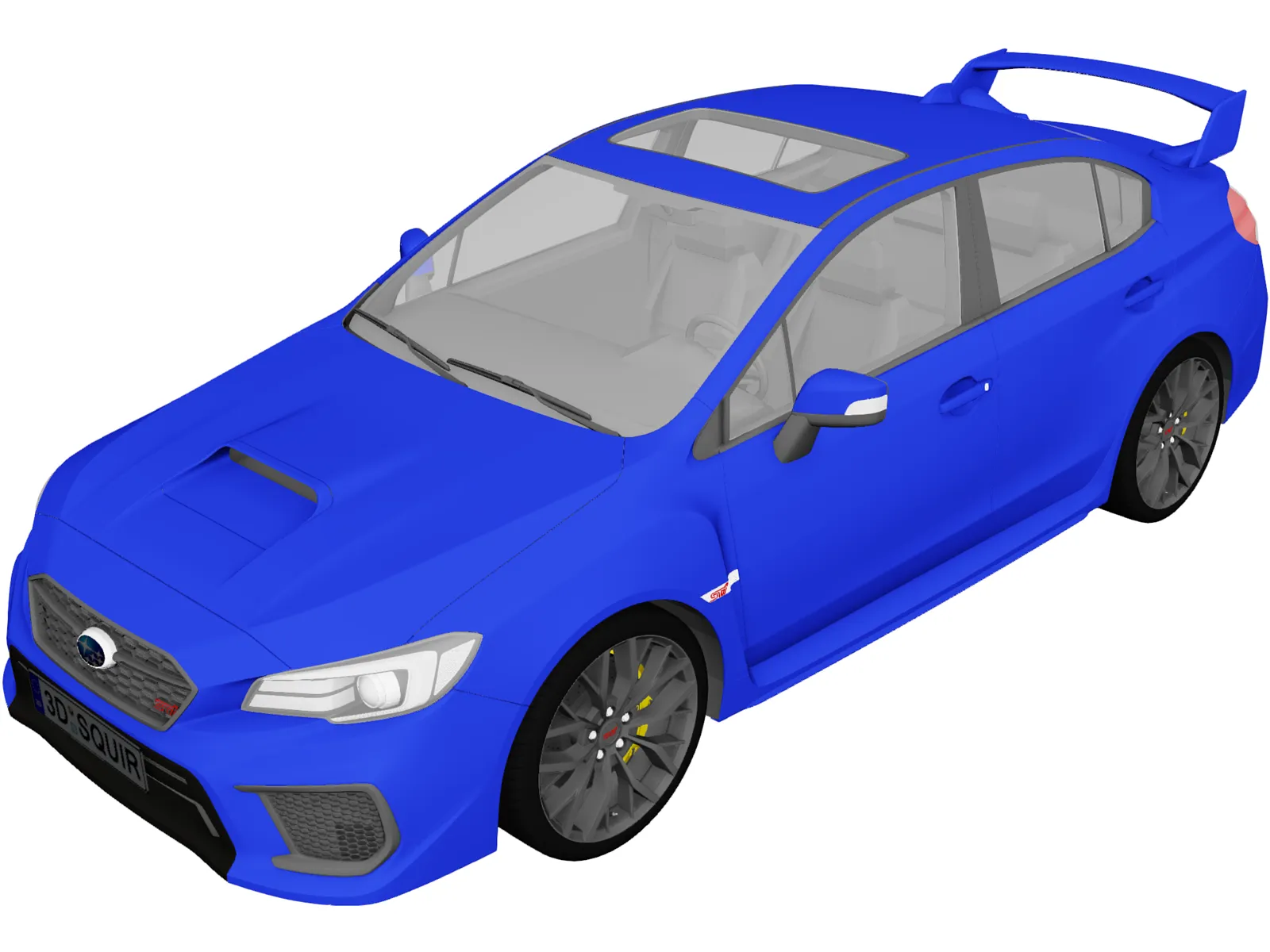 Subaru WRX STI [S209] (2019) 3D Model main preview