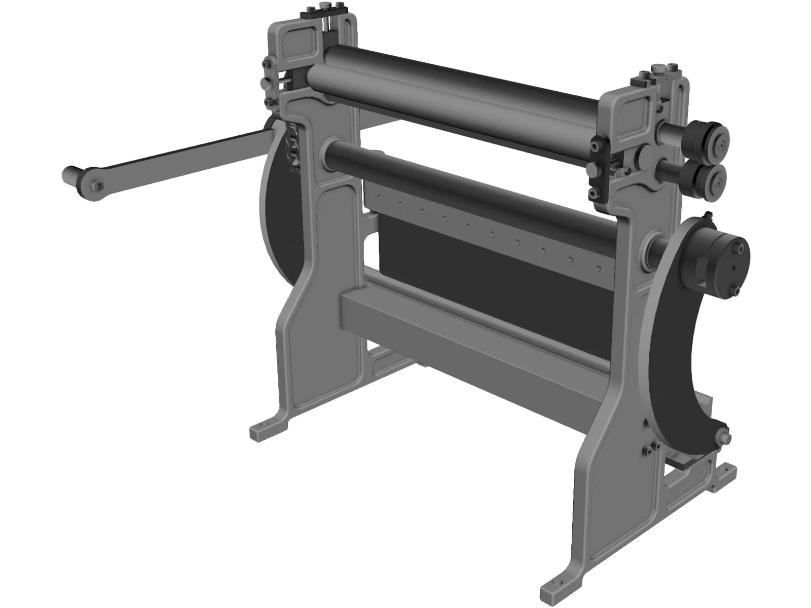 Multi Functional Sheet Metal Machine 3D Model main preview