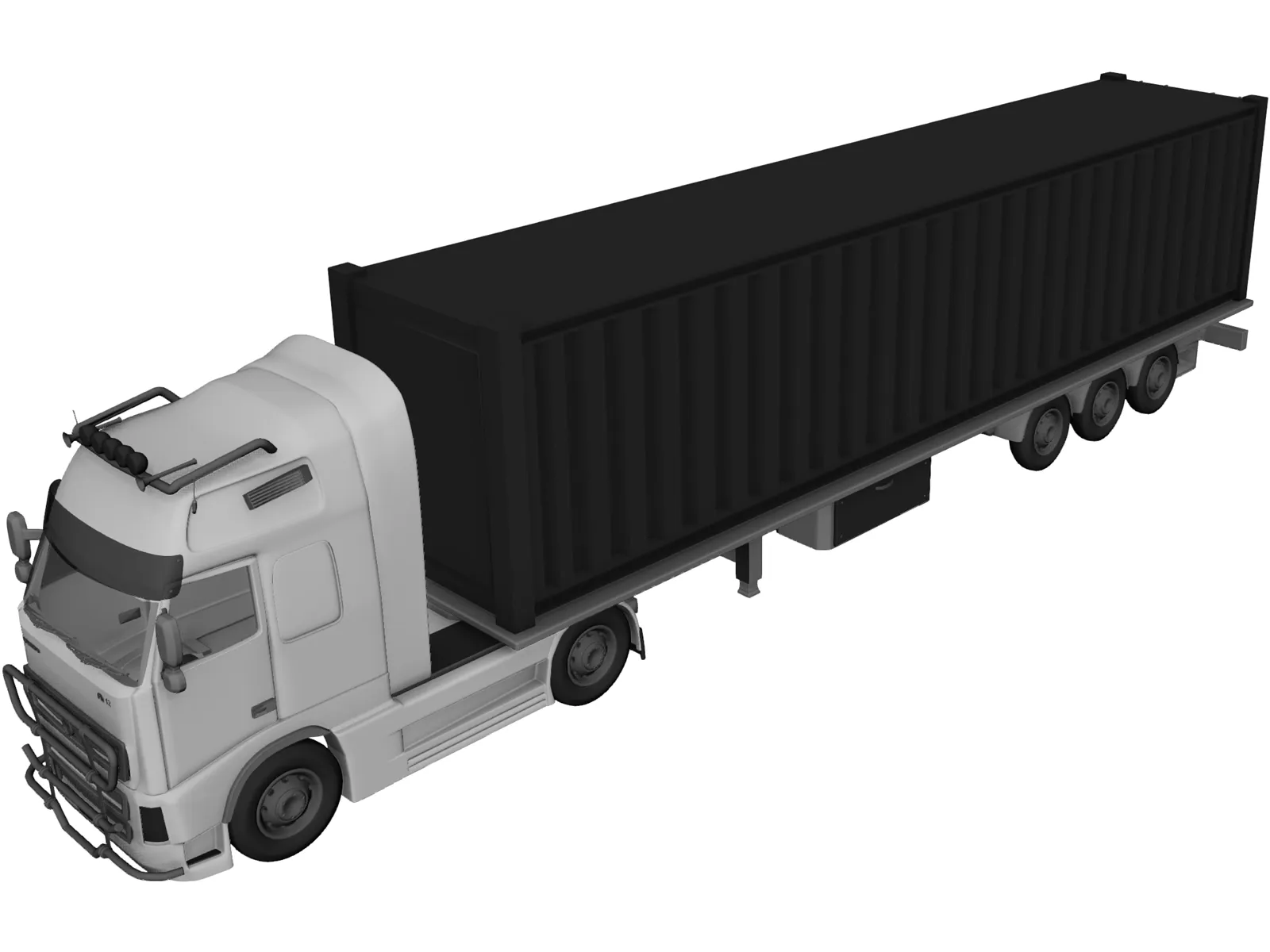Volvo FH12 3D Model main preview
