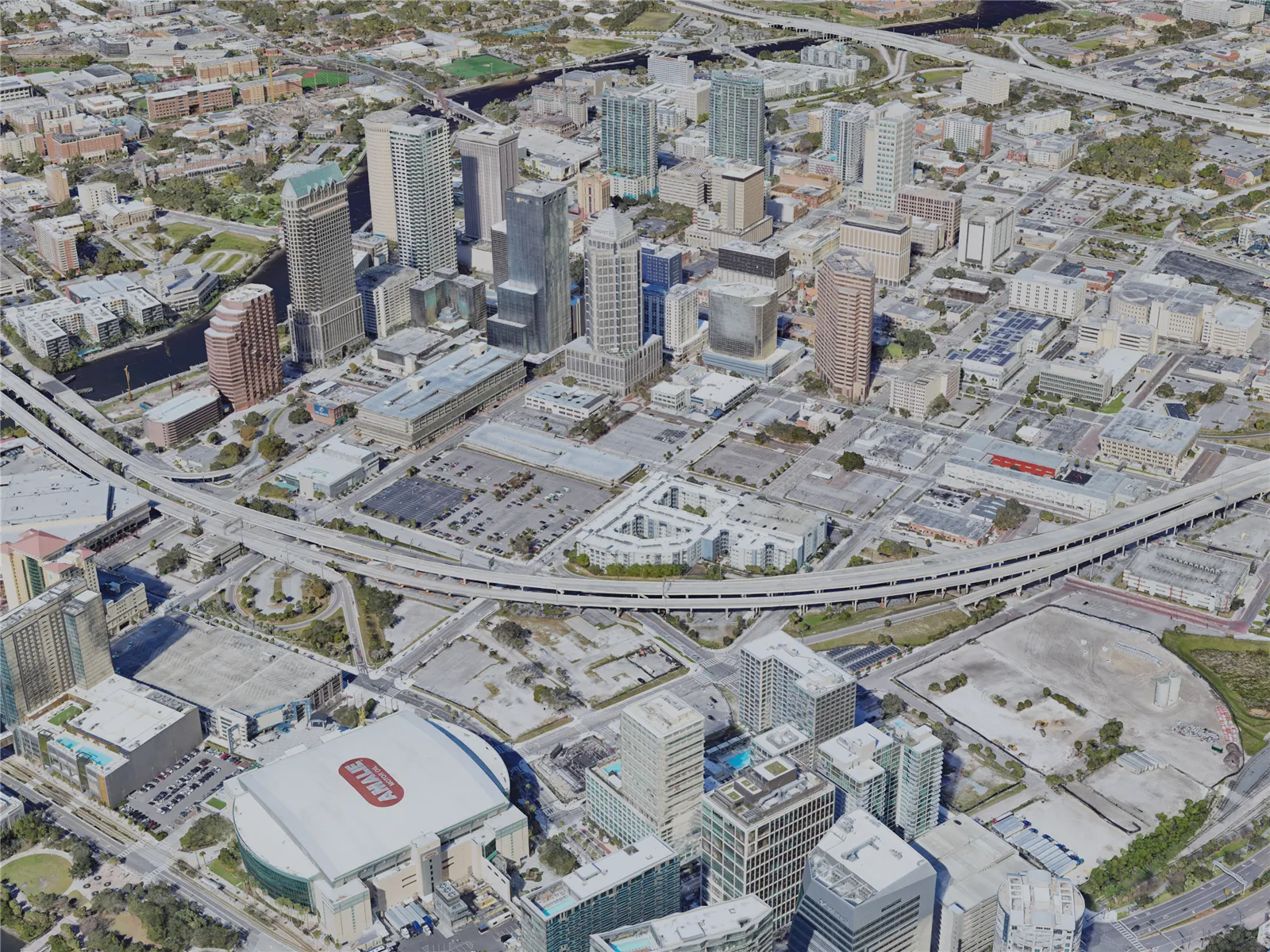 Tampa City, USA (2023) 3D Model main preview