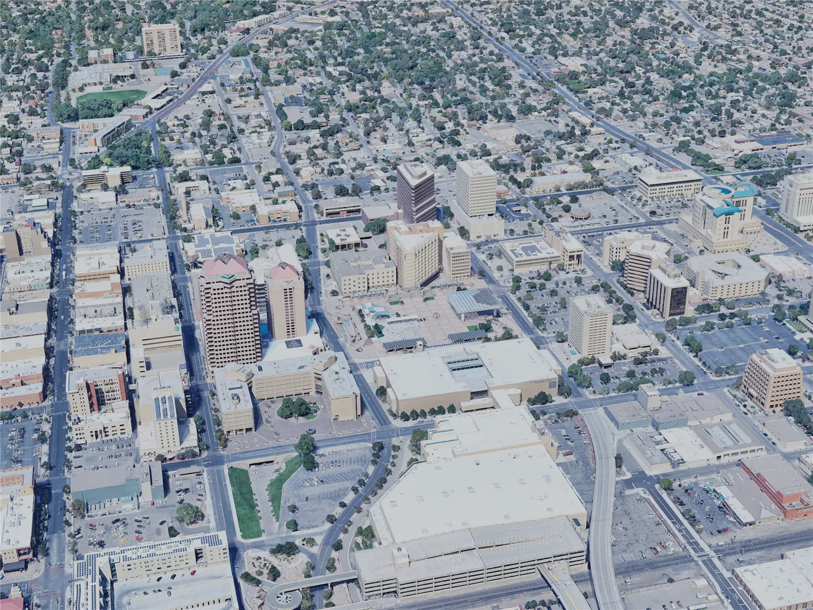 Albuquerque City, USA (2023) 3D Model main preview