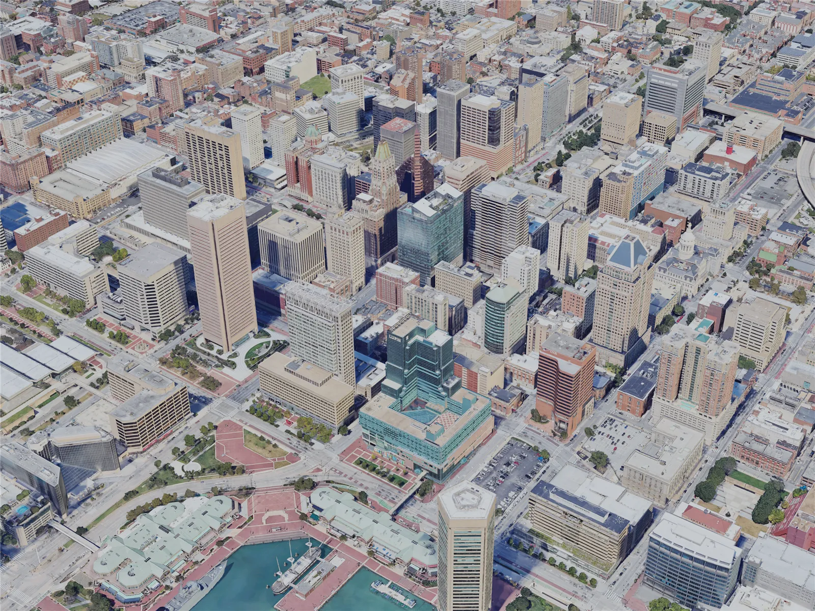 Baltimore City, USA (2023) 3D Model main preview