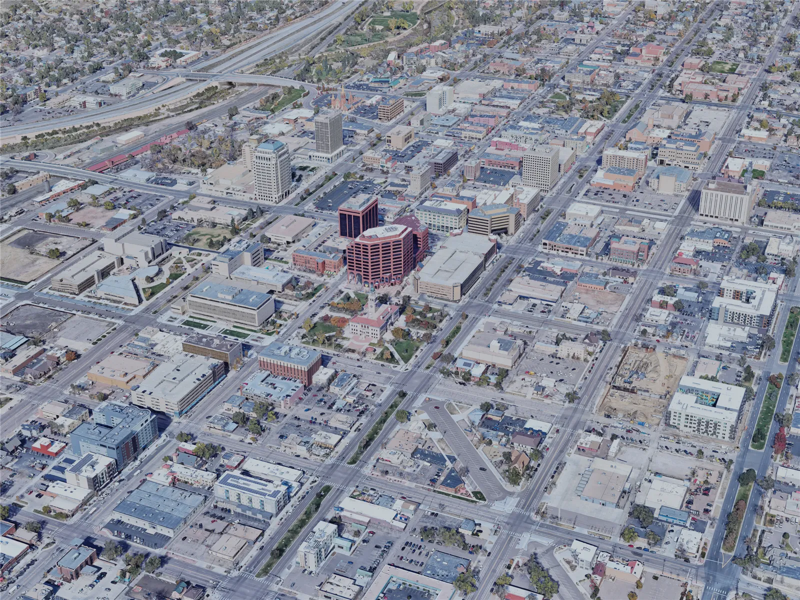 Colorado Springs City, USA (2022) 3D Model main preview