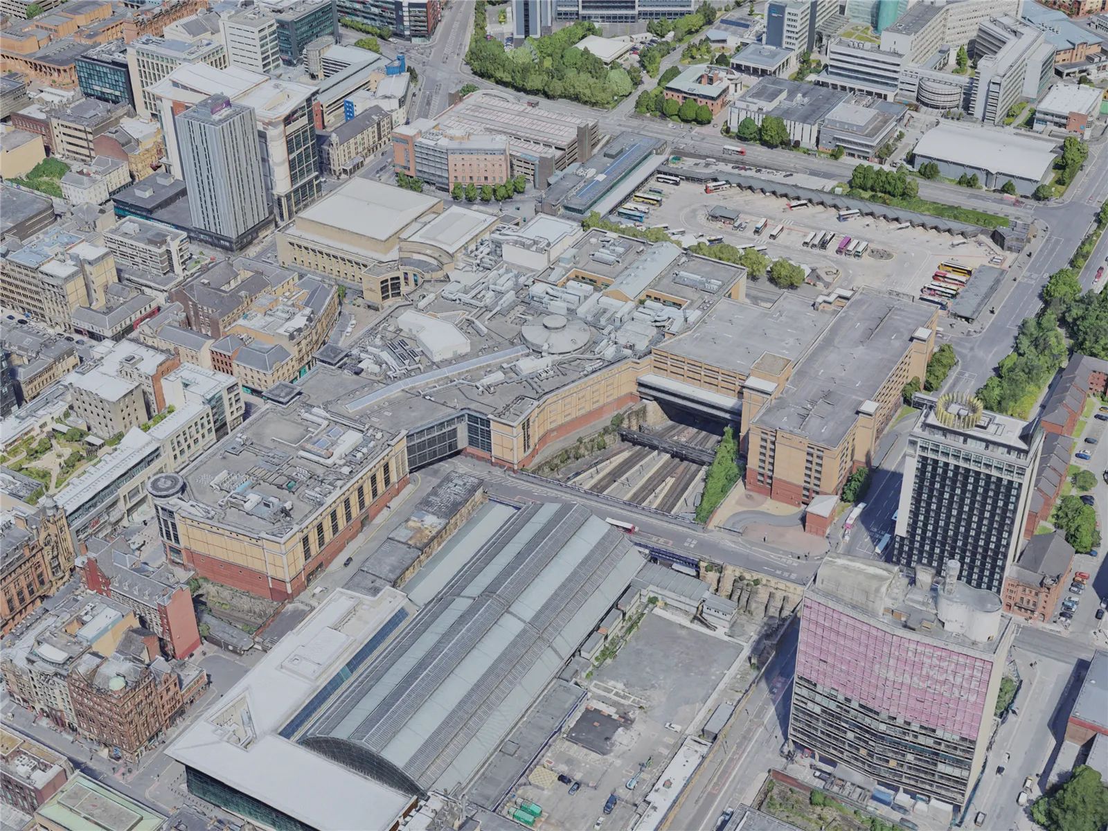 Glasgow City, UK (2023) 3D Model main preview