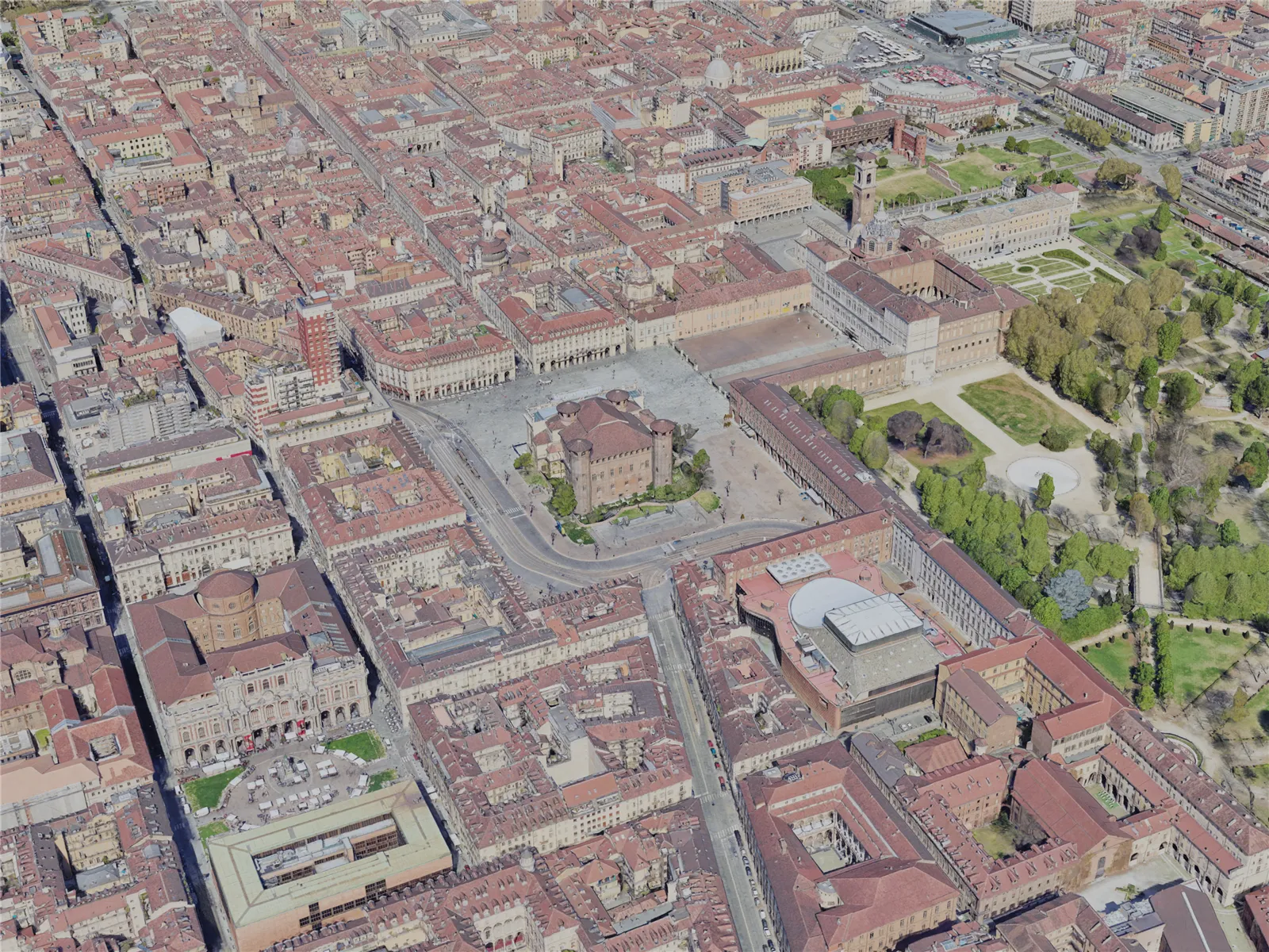 Turin City, Italy (2023) 3D Model main preview