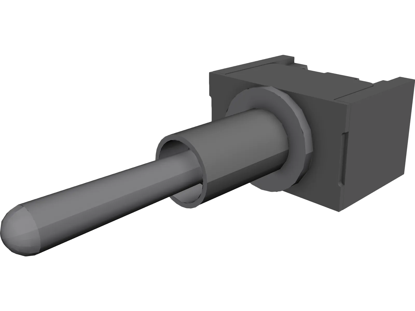 Toggle Switch 3D Model main preview