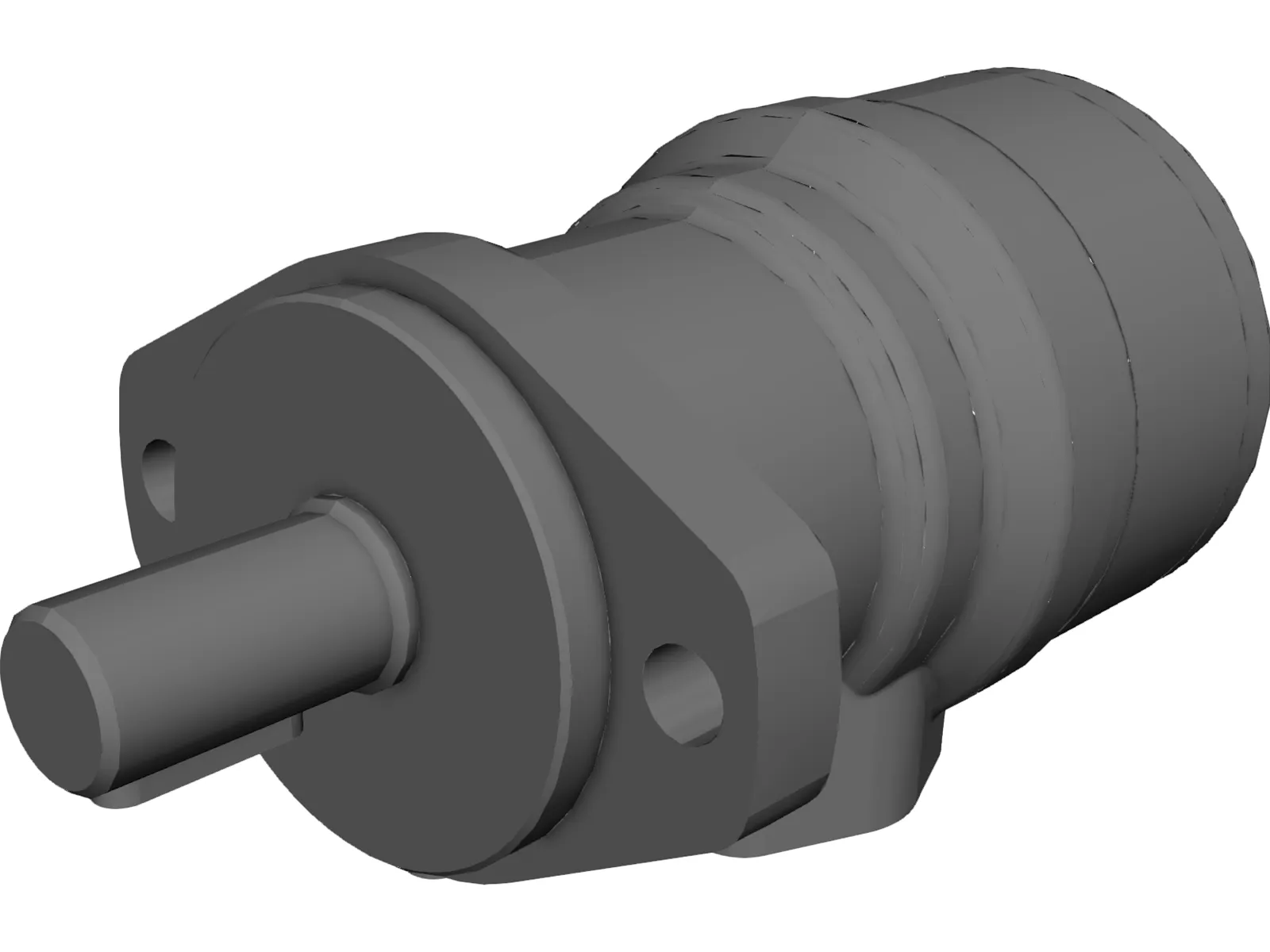 Hydraulic Motor OMR 100 3D Model main preview
