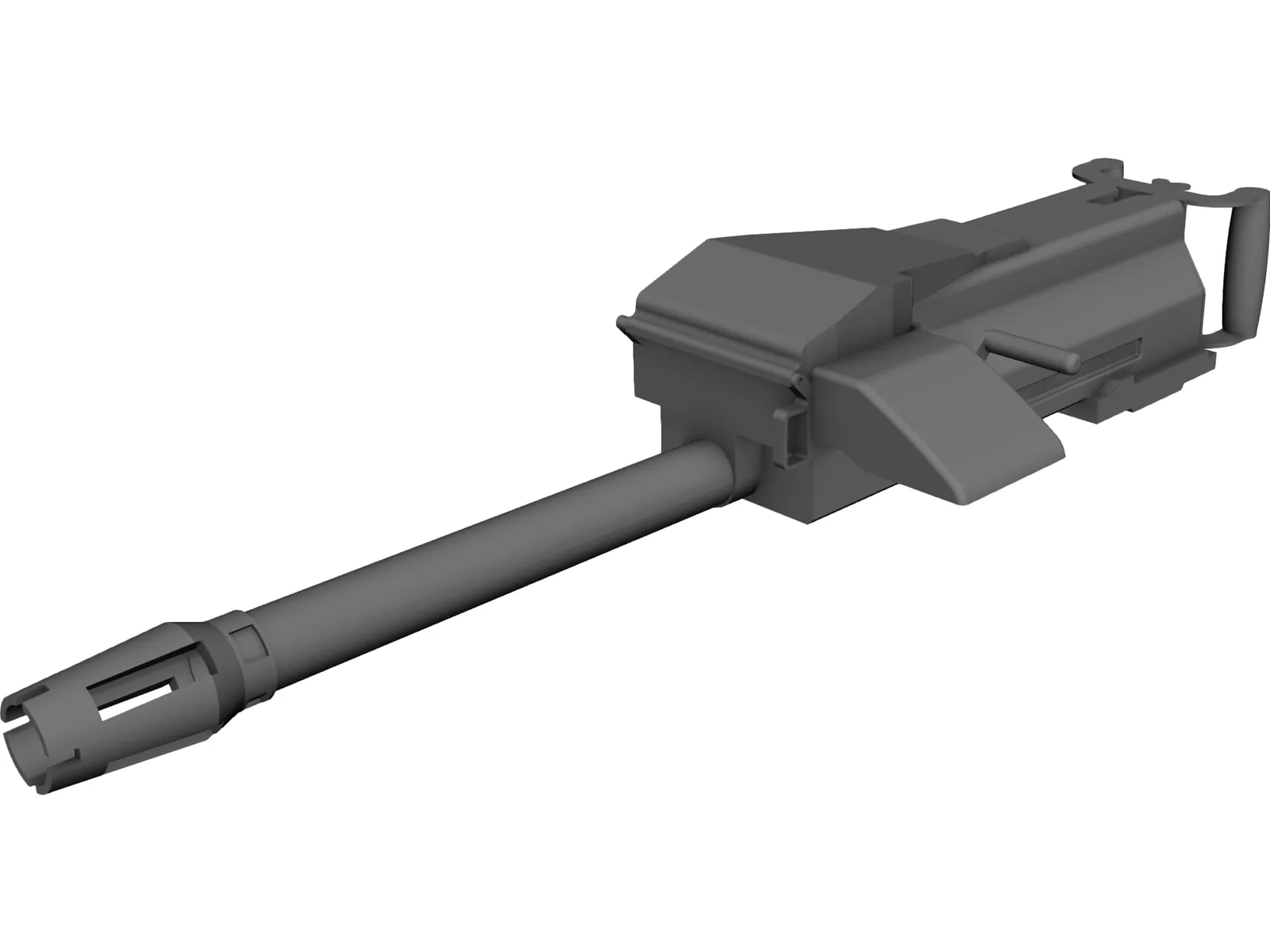 MK19 Grenade Launcher 3D Model main preview