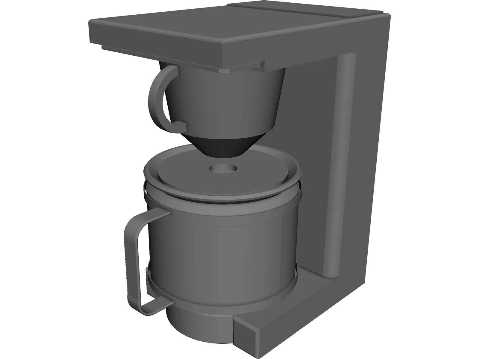 Coffee Machine 3D Model main preview