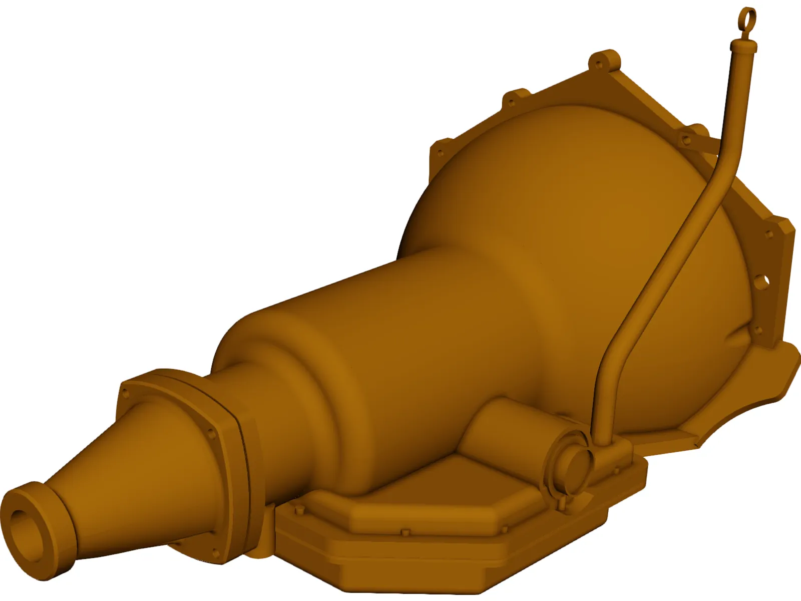 Chevrolet Turbo 350 Transmission 3D Model main preview