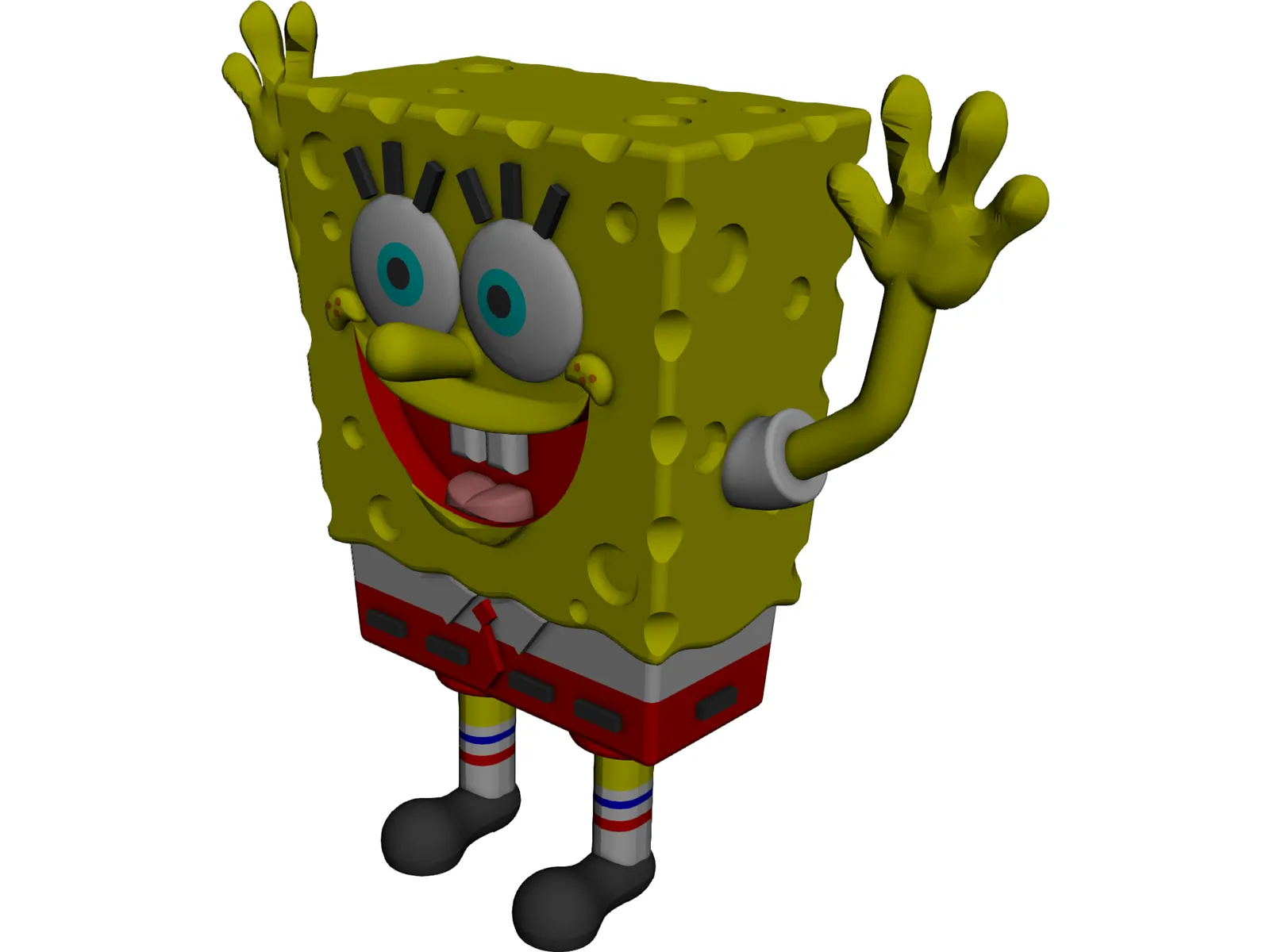Sponge Bob Square Pants 3D Model main preview