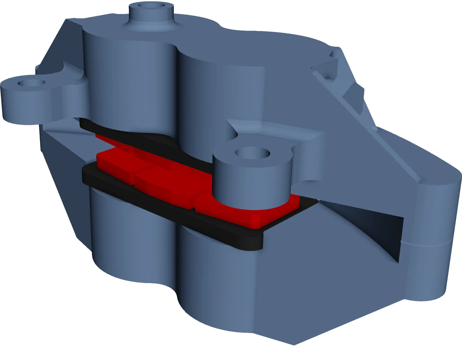 Brembo Brake Caliper 3D Model main preview
