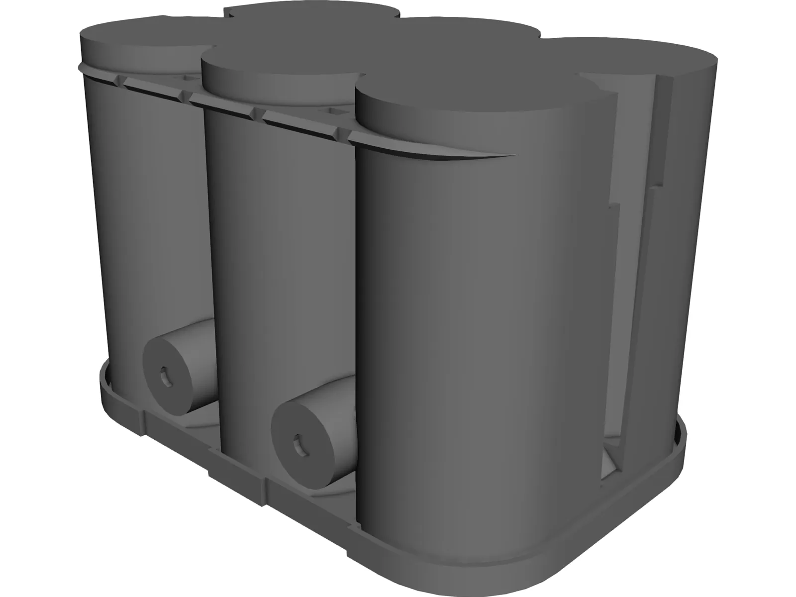 Optima Battery 3D Model main preview