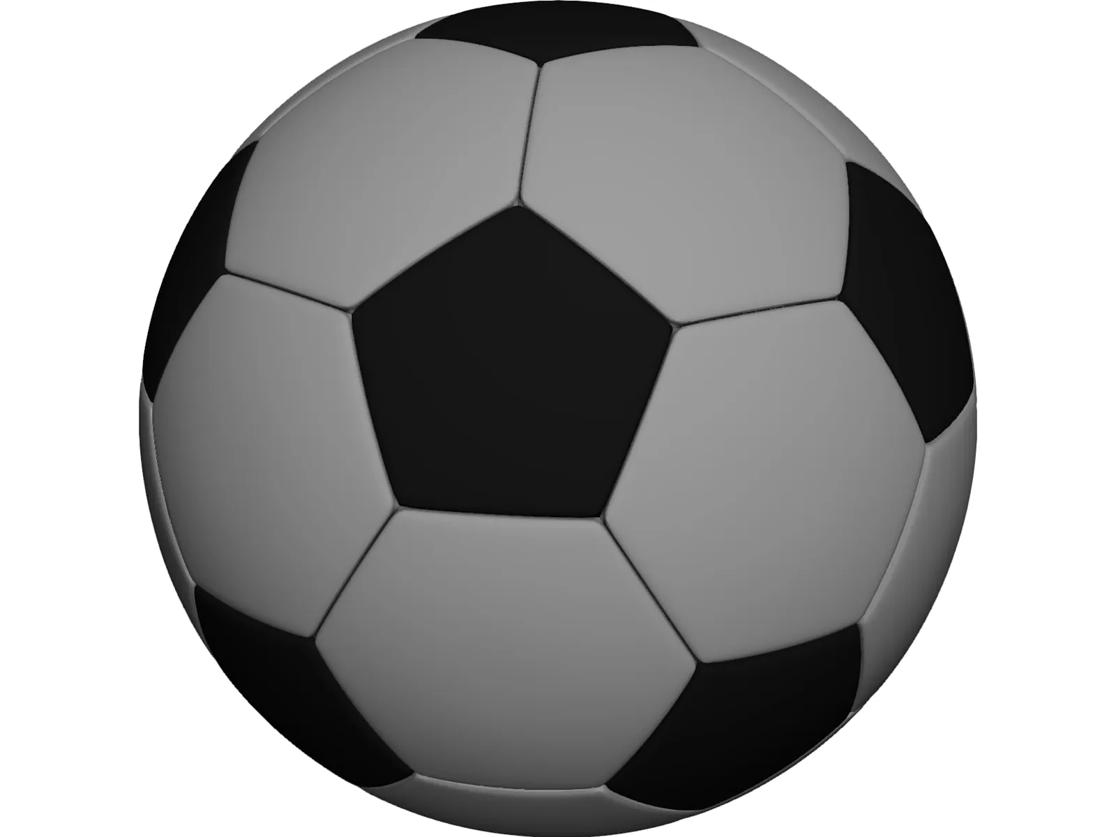 Soccer Ball 3D Model main preview