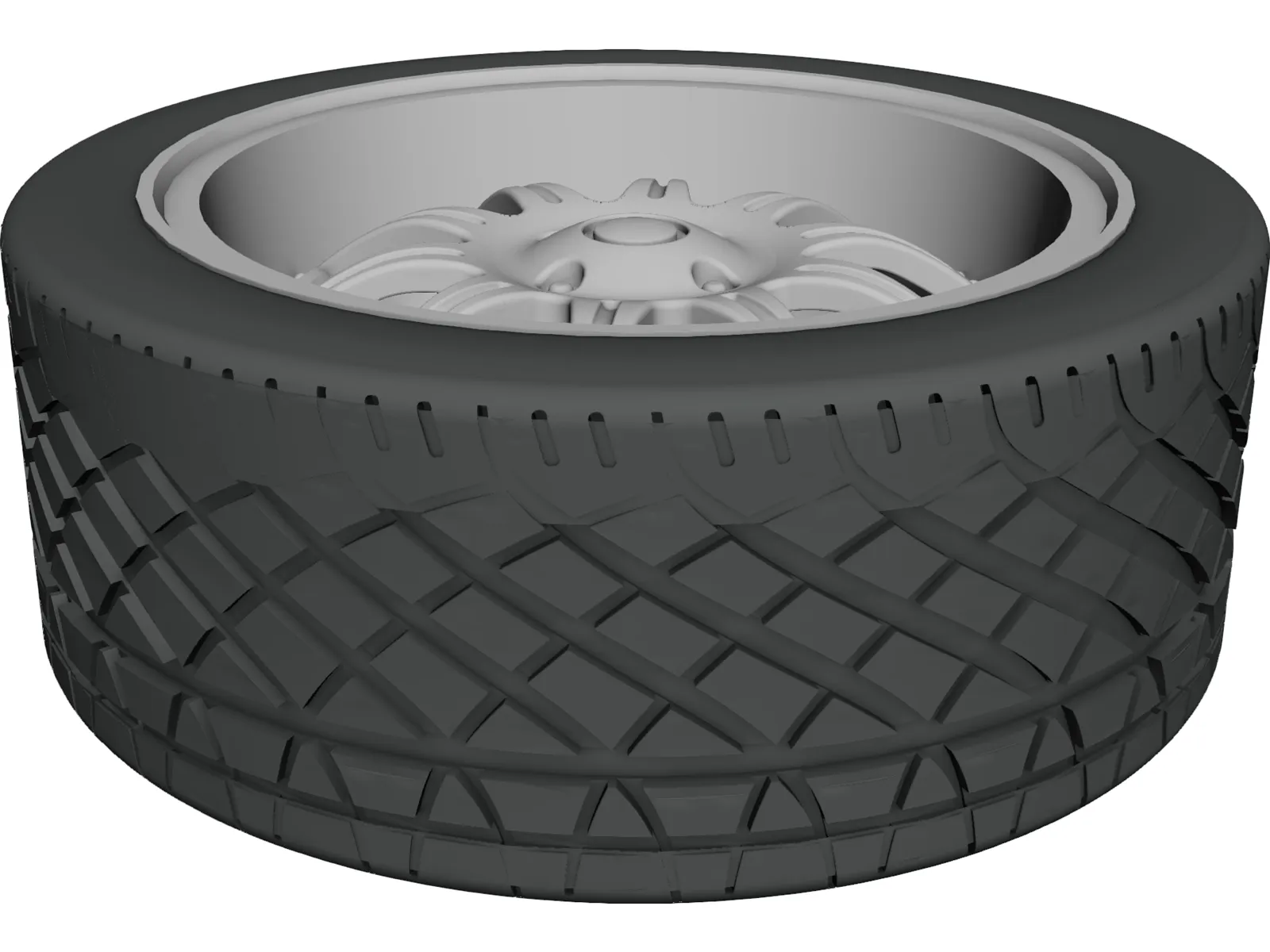 Tire 3D Model main preview