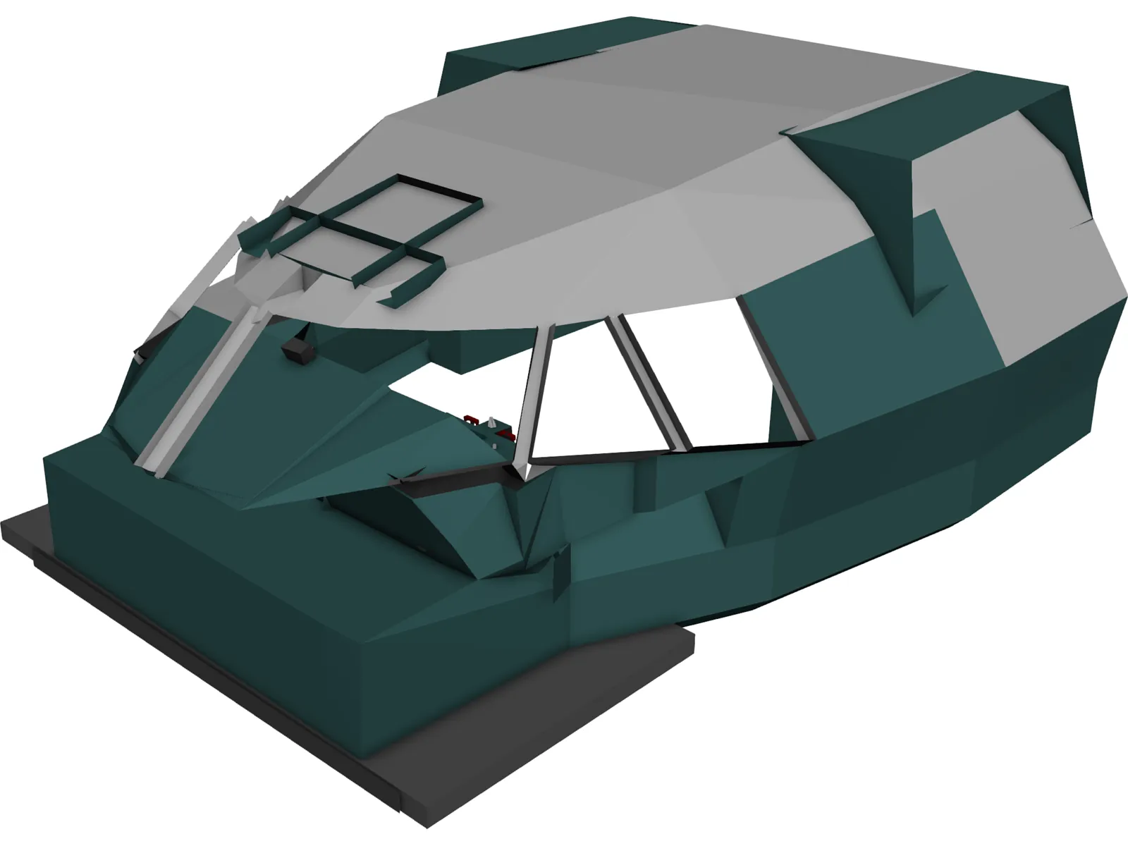 Antonov An-225 Mriya Cockpit 3D Model main preview