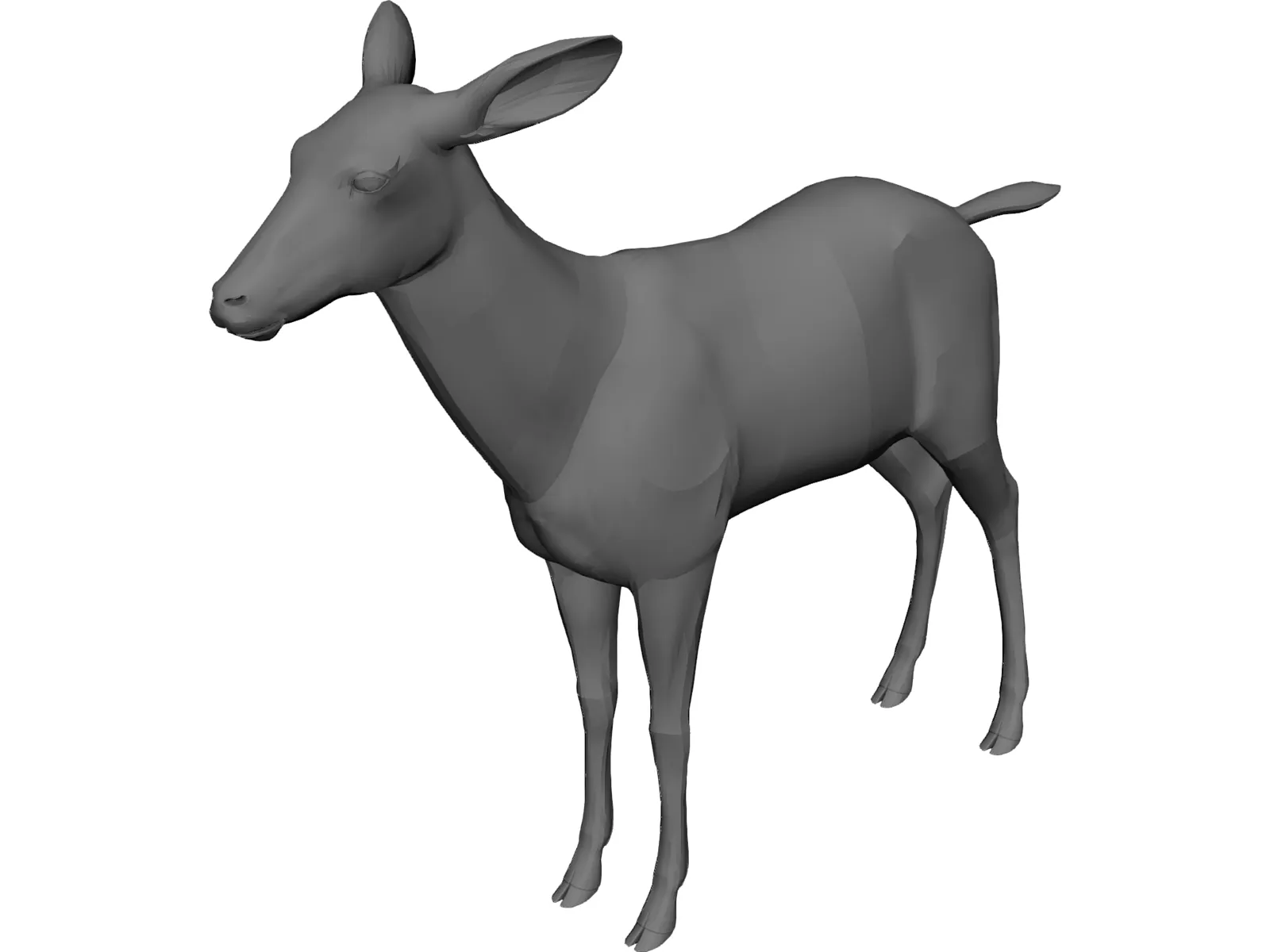 Deer 3D Model main preview