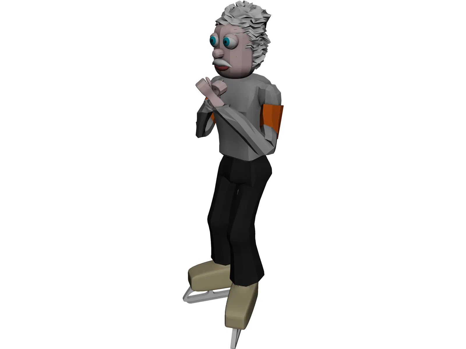 Ice Hockey Referee 3D Model main preview
