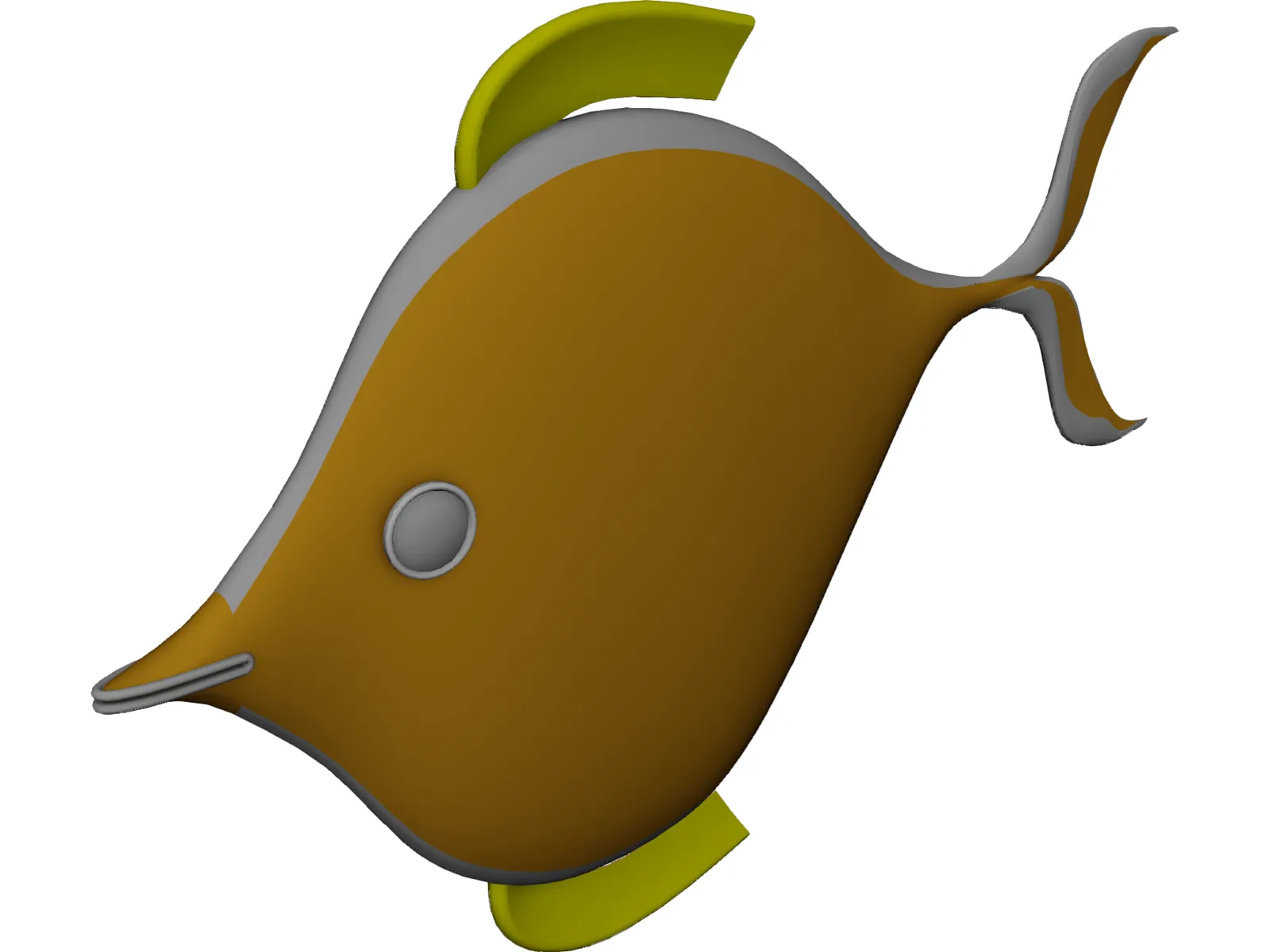 Fish 3D Model main preview