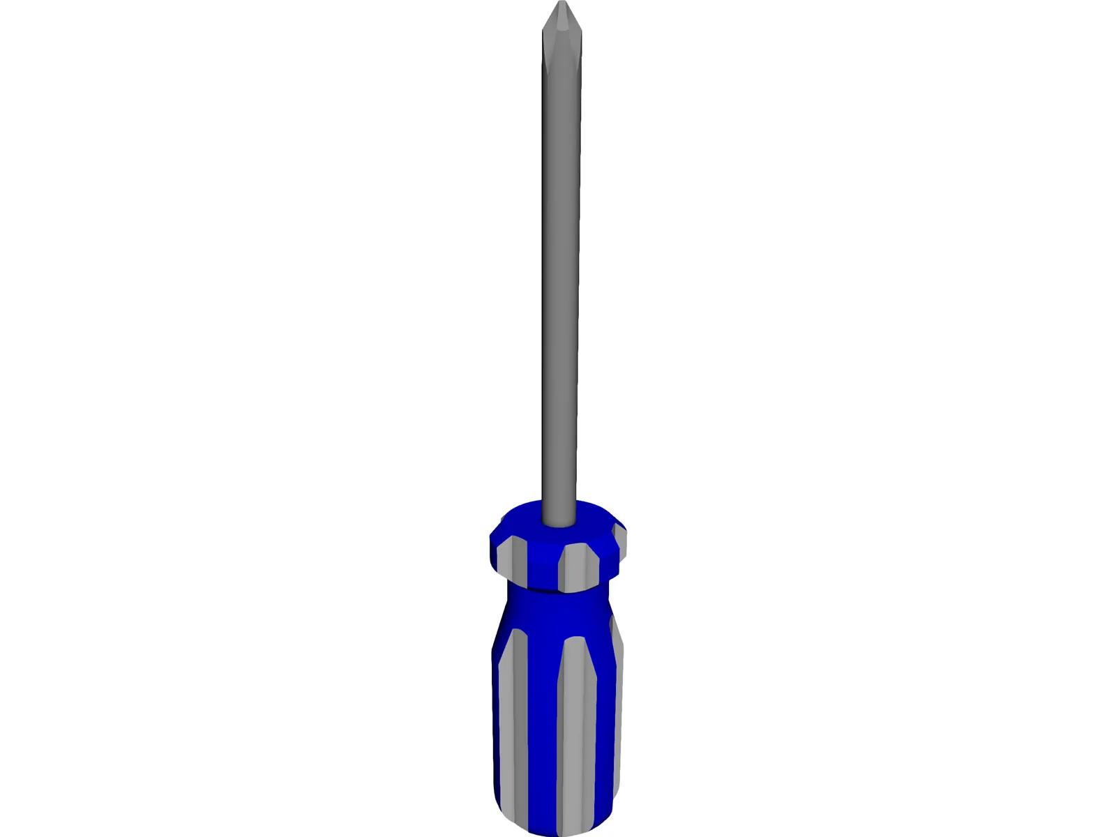 Phillips Head Screwdriver 3D Model main preview