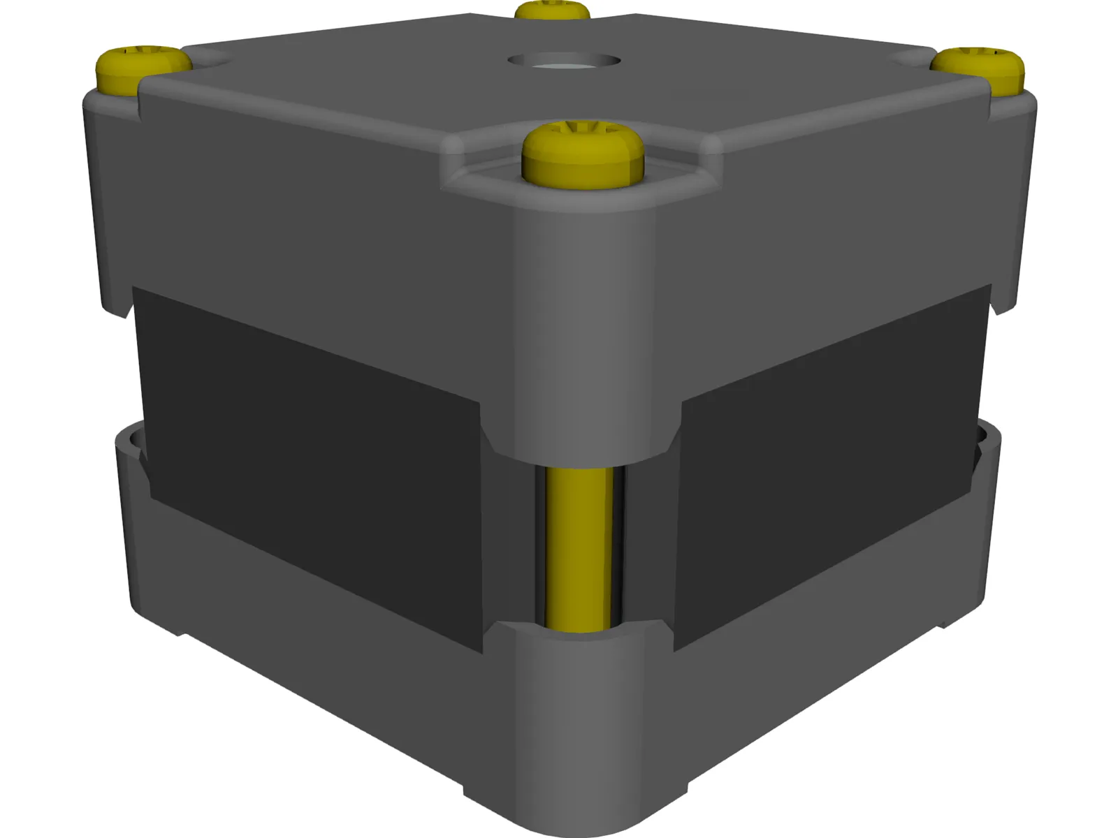 Stepper Motor 3D Model main preview