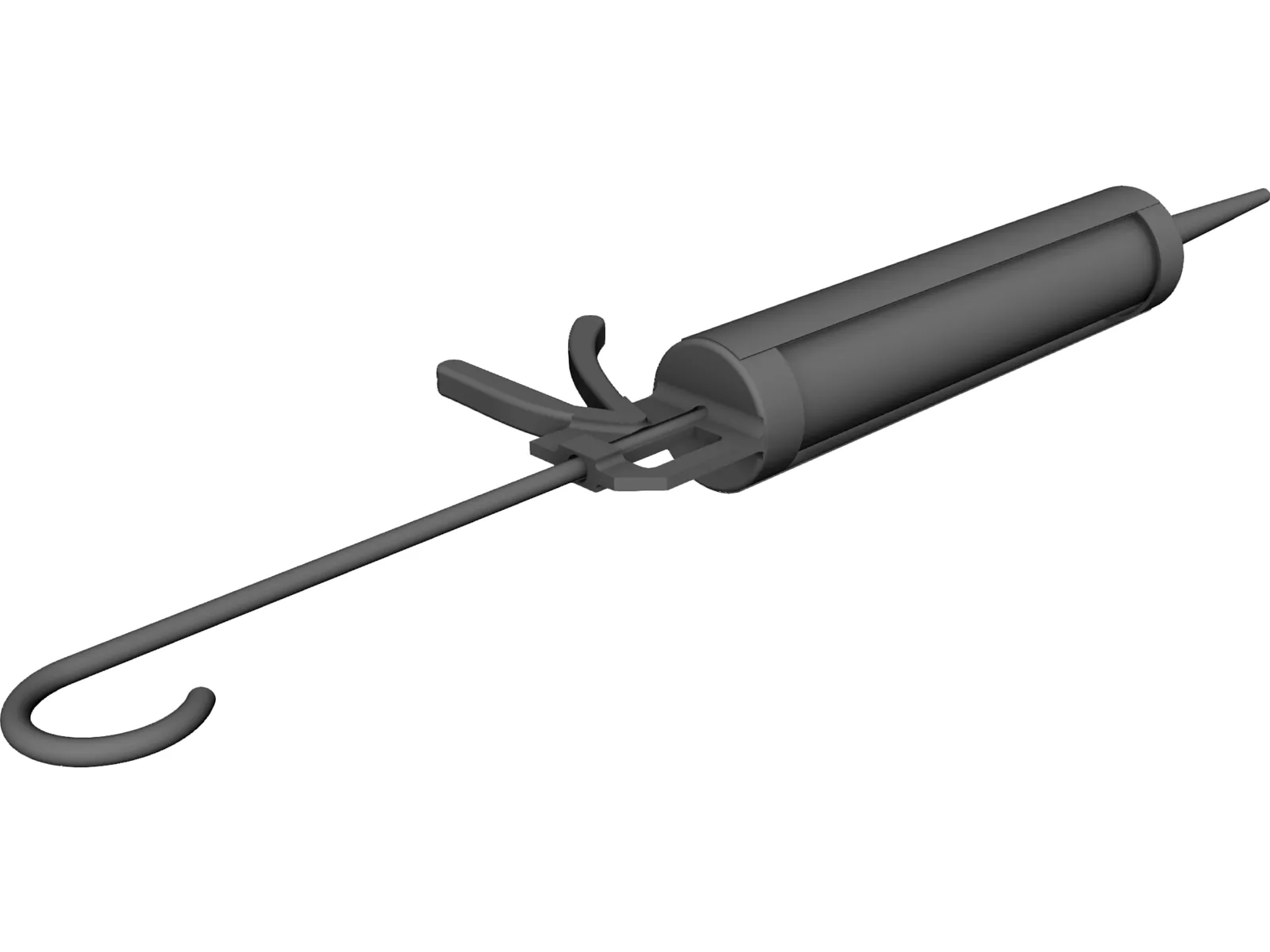 Silicon Spritze 3D Model main preview
