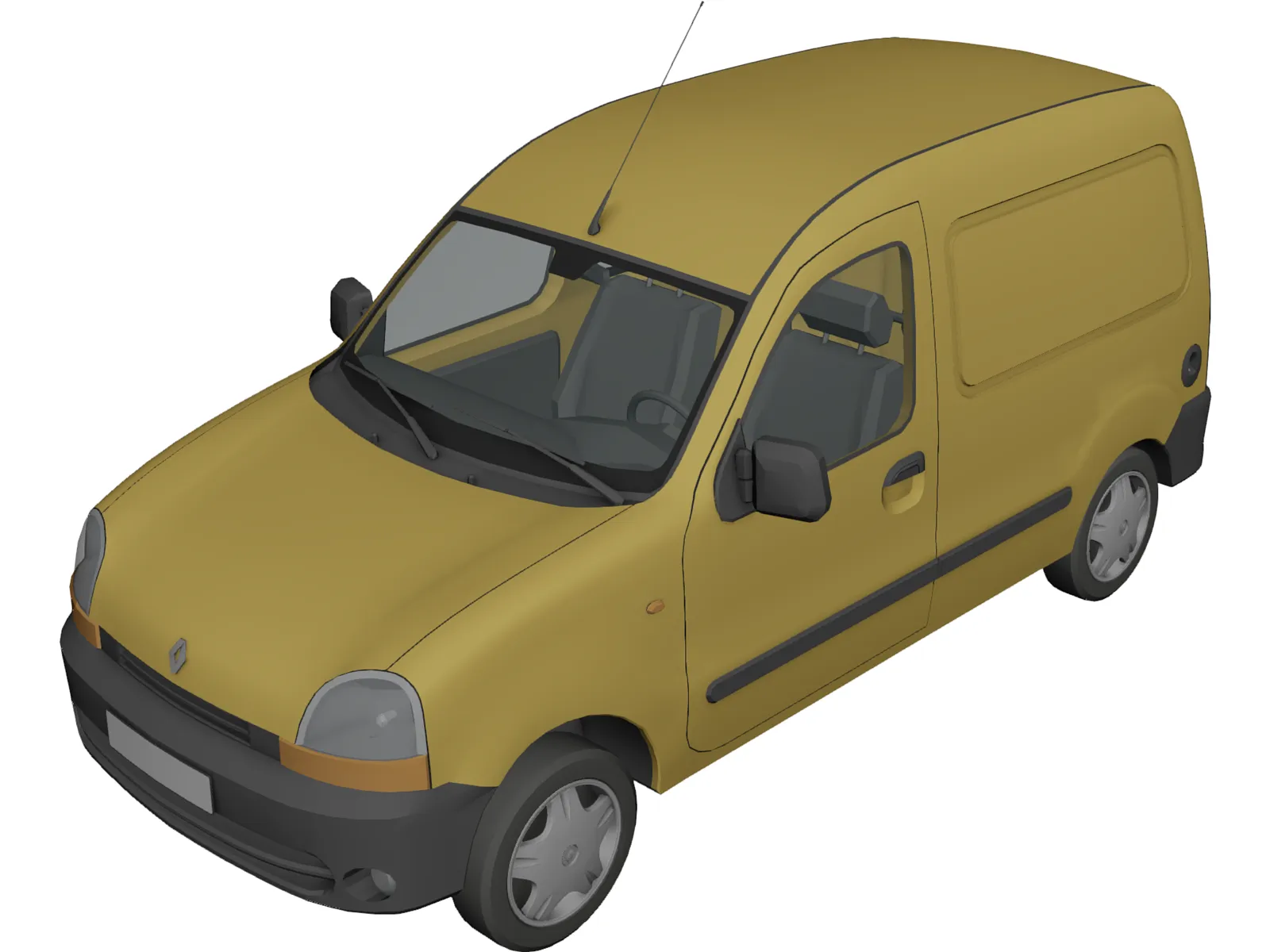 Renault Kangoo 3D Model main preview