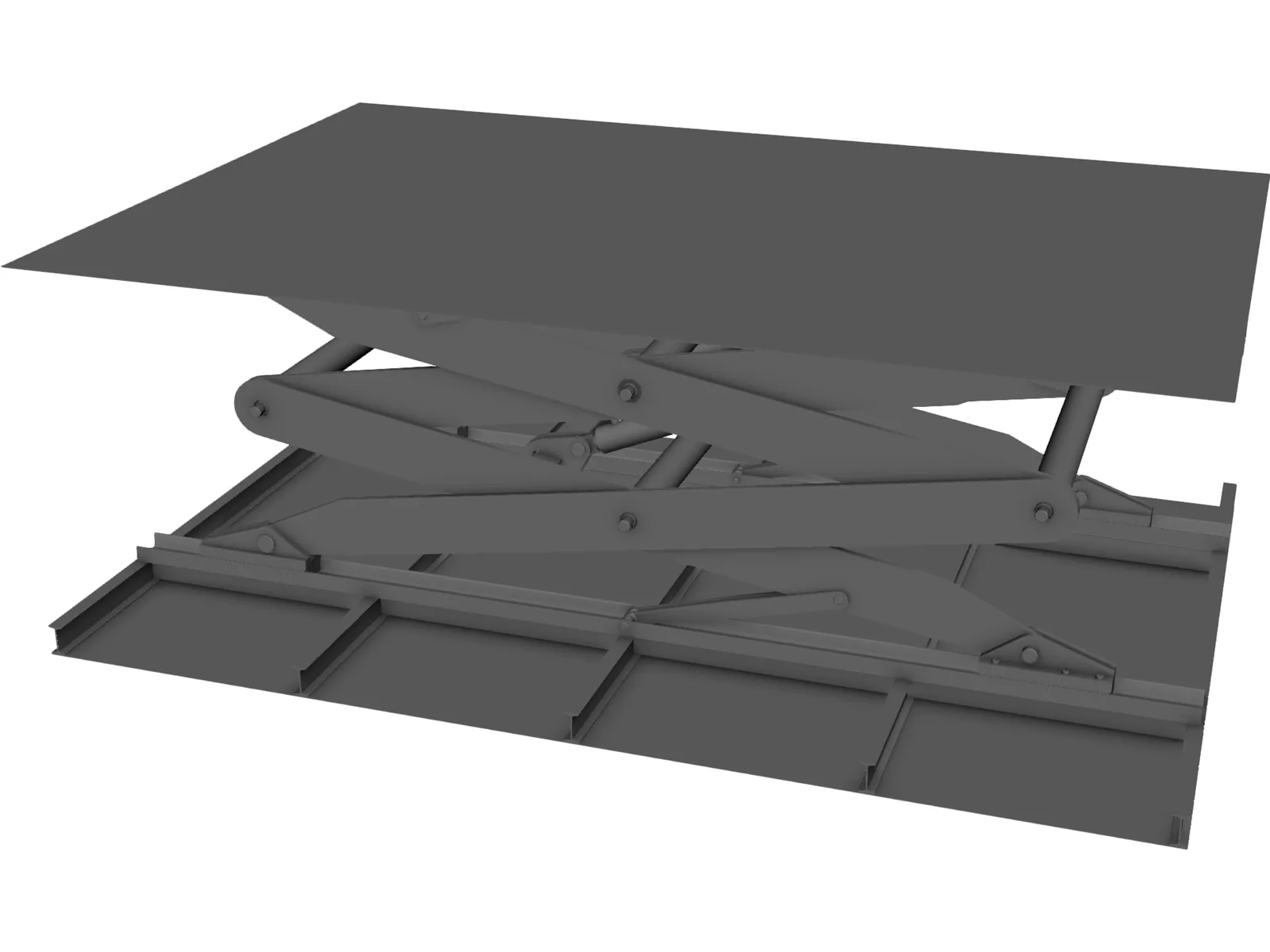 Lift Table 3D Model main preview