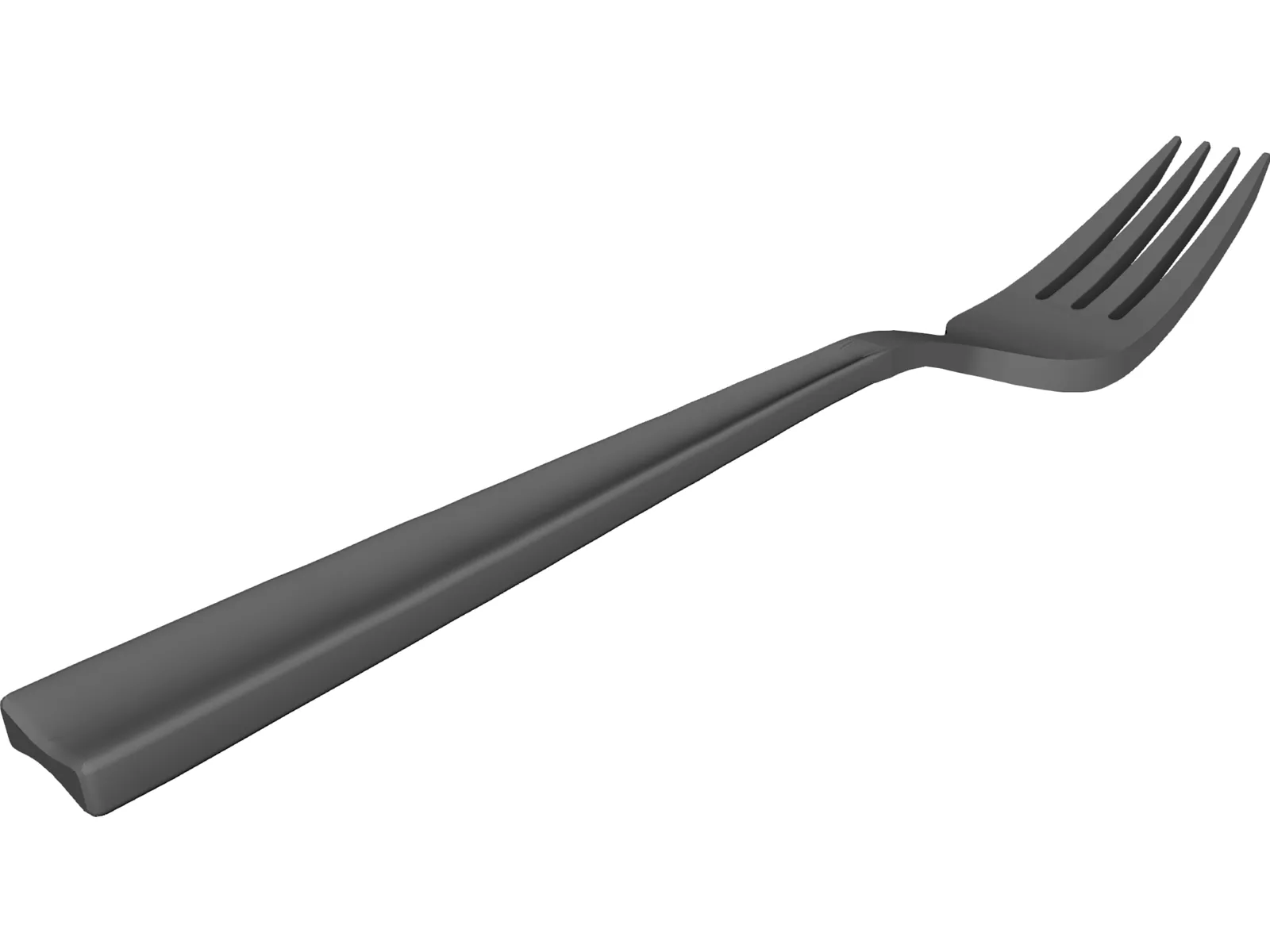 Fork 3D Model main preview